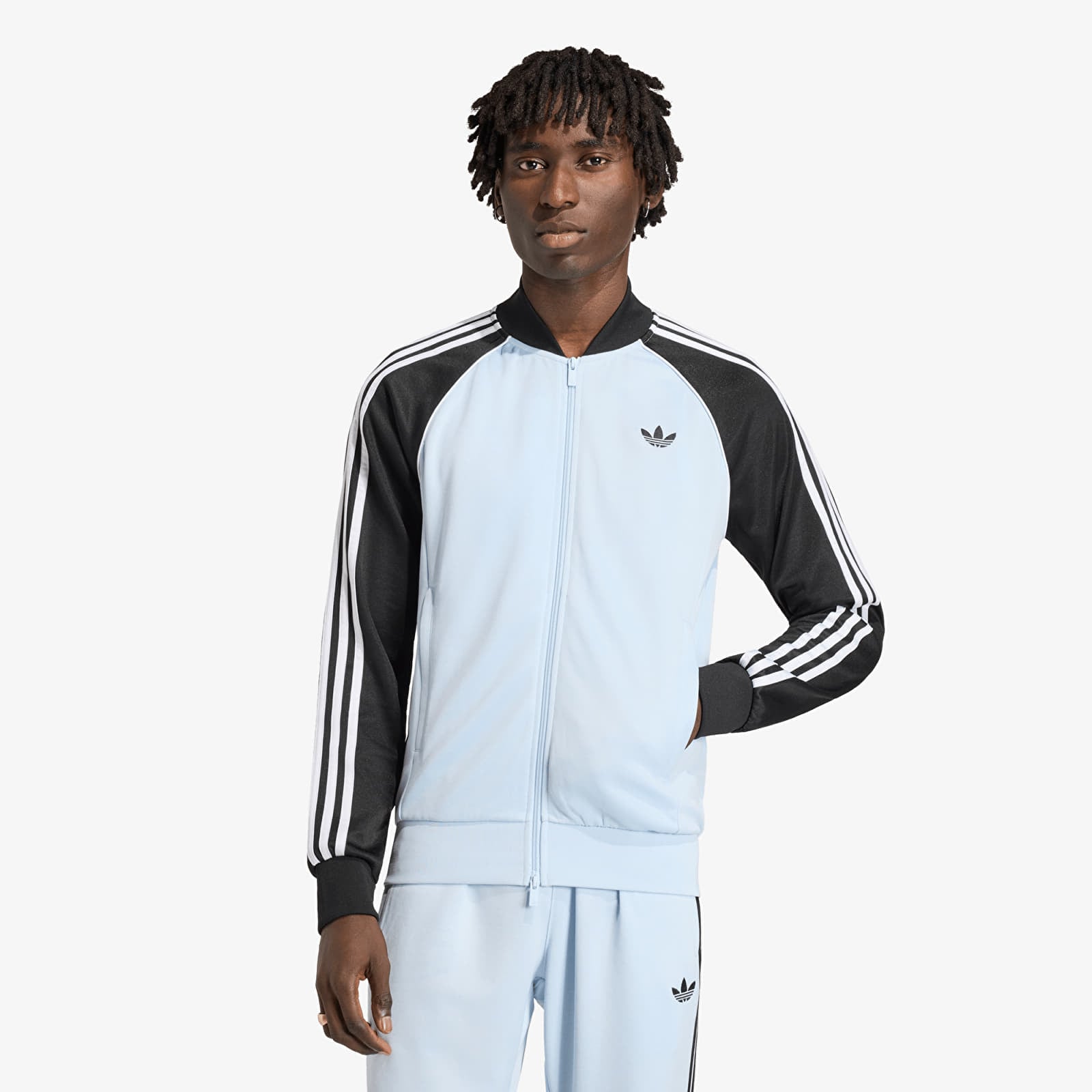 Men's sweatshirts adidas Sst Track Top Crystal Sky