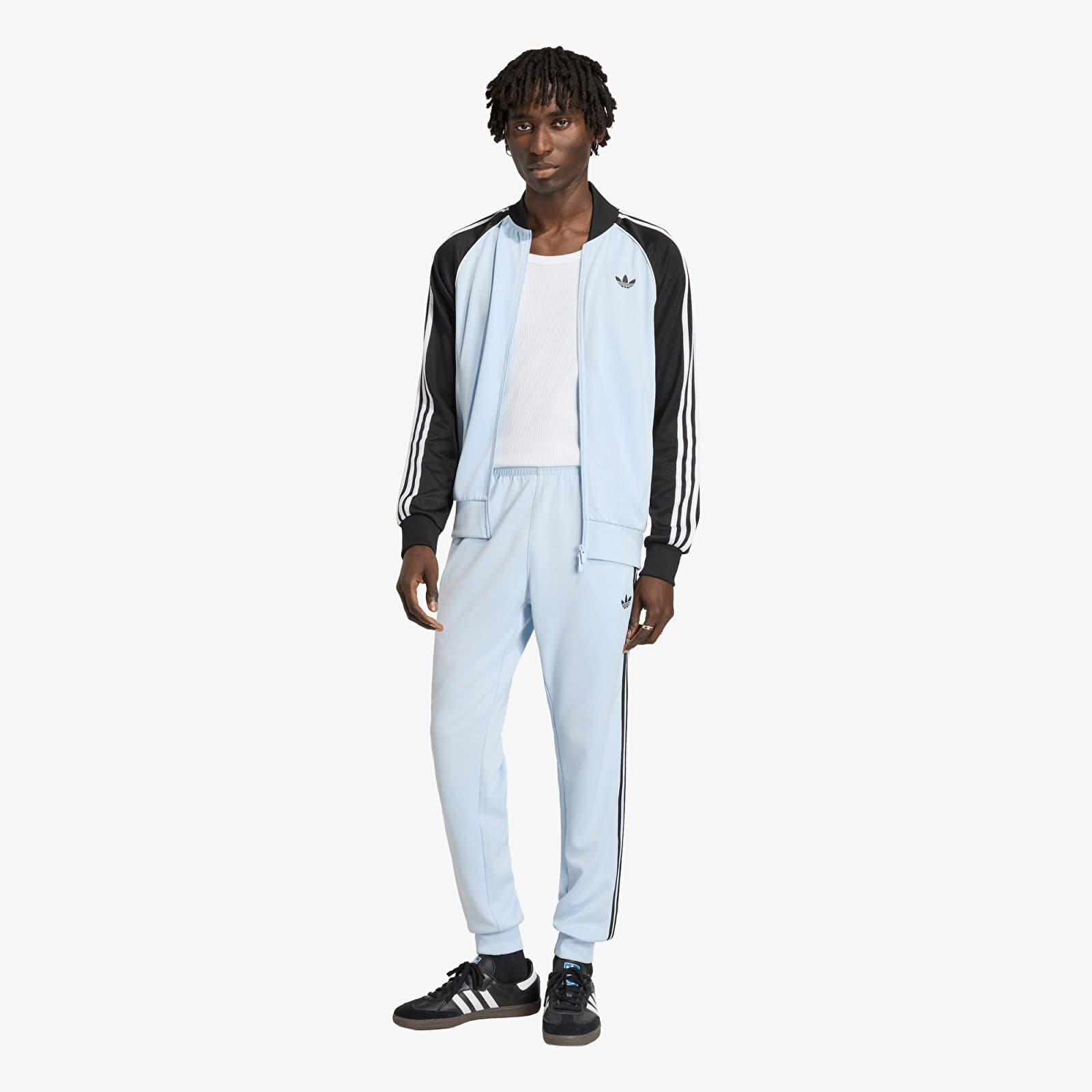 Men's sweatshirts adidas Sst Track Top Crystal Sky