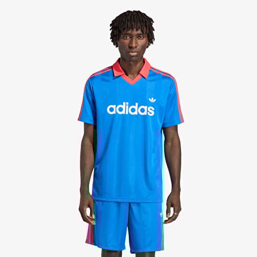 Matchtröja adidas Archive Collar Engineered Jersey Blue