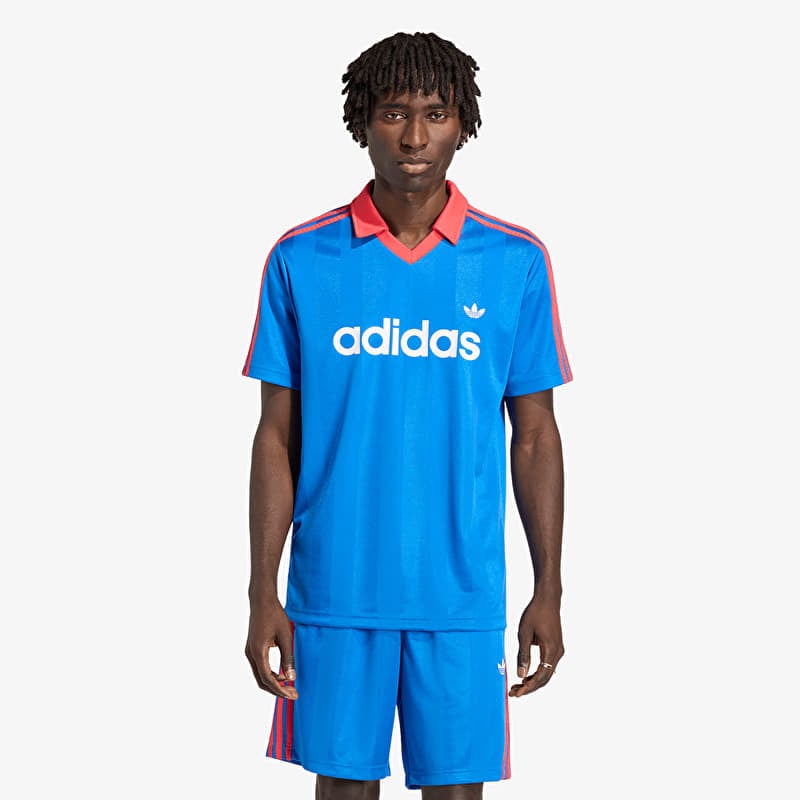 Camiseta adidas Archive Collar Engineered Jersey Blue
