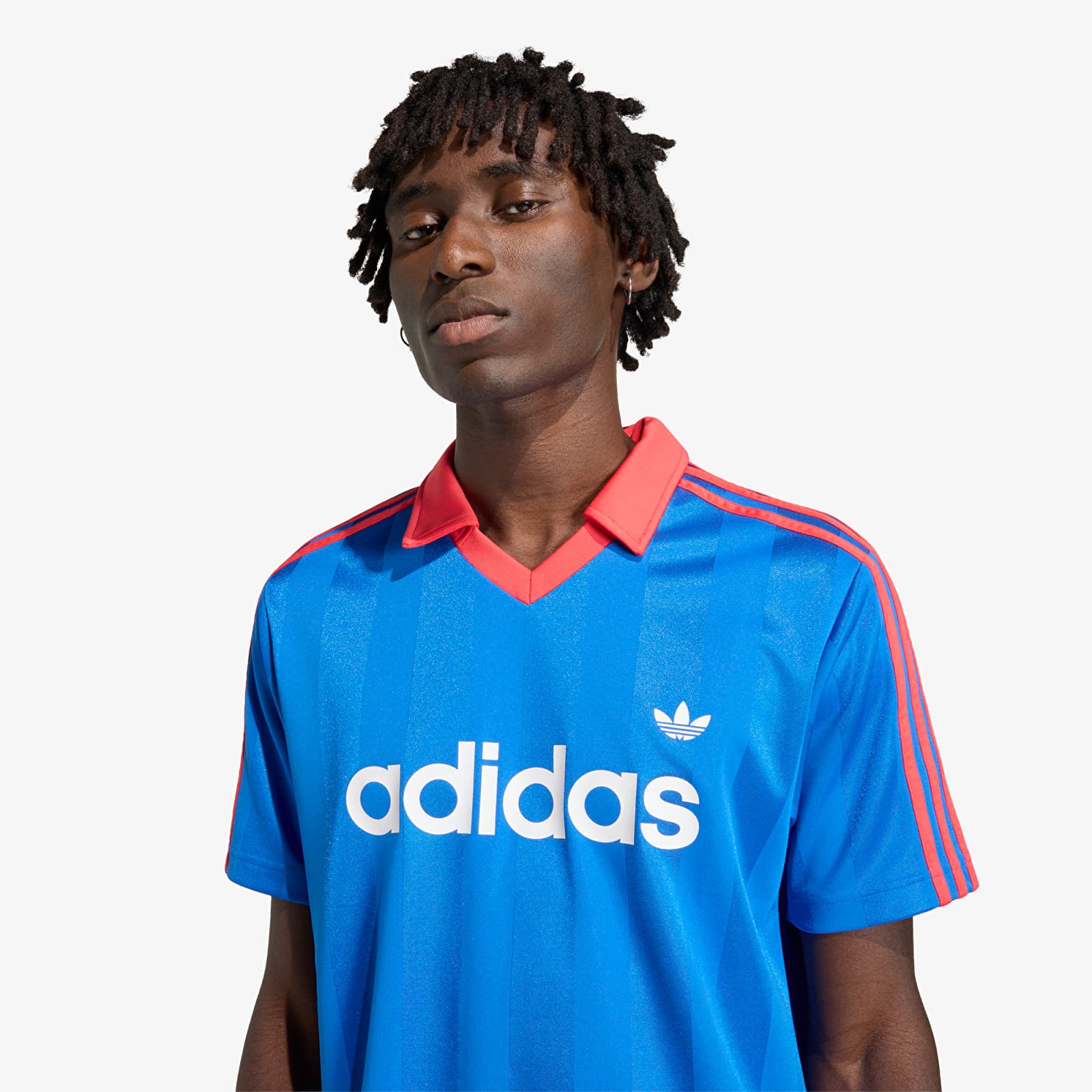 Trikots für Männer adidas Archive Collar Engineered Jersey Blue