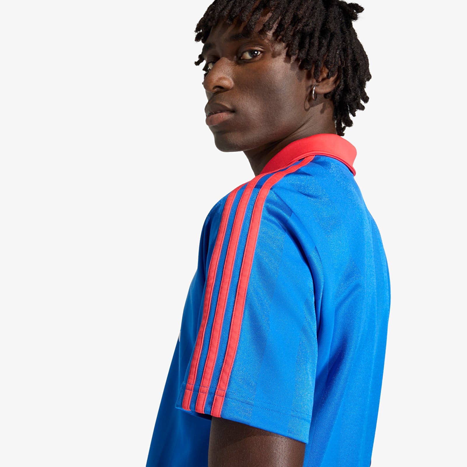 Trikots für Männer adidas Archive Collar Engineered Jersey Blue