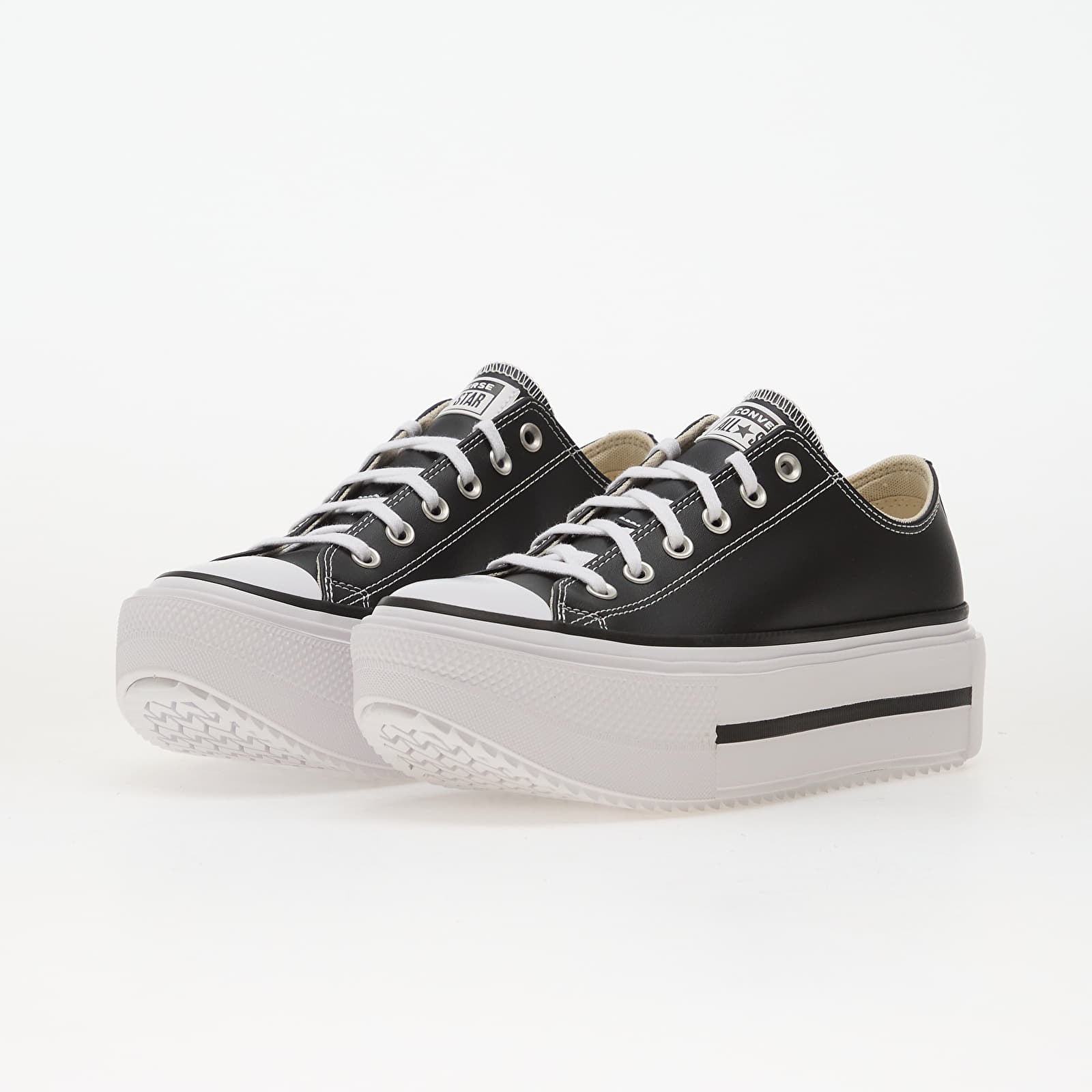 Vīriešu čības un apavi Converse Chuck Taylor All Star Lift Double Stack Black/ White/ Black