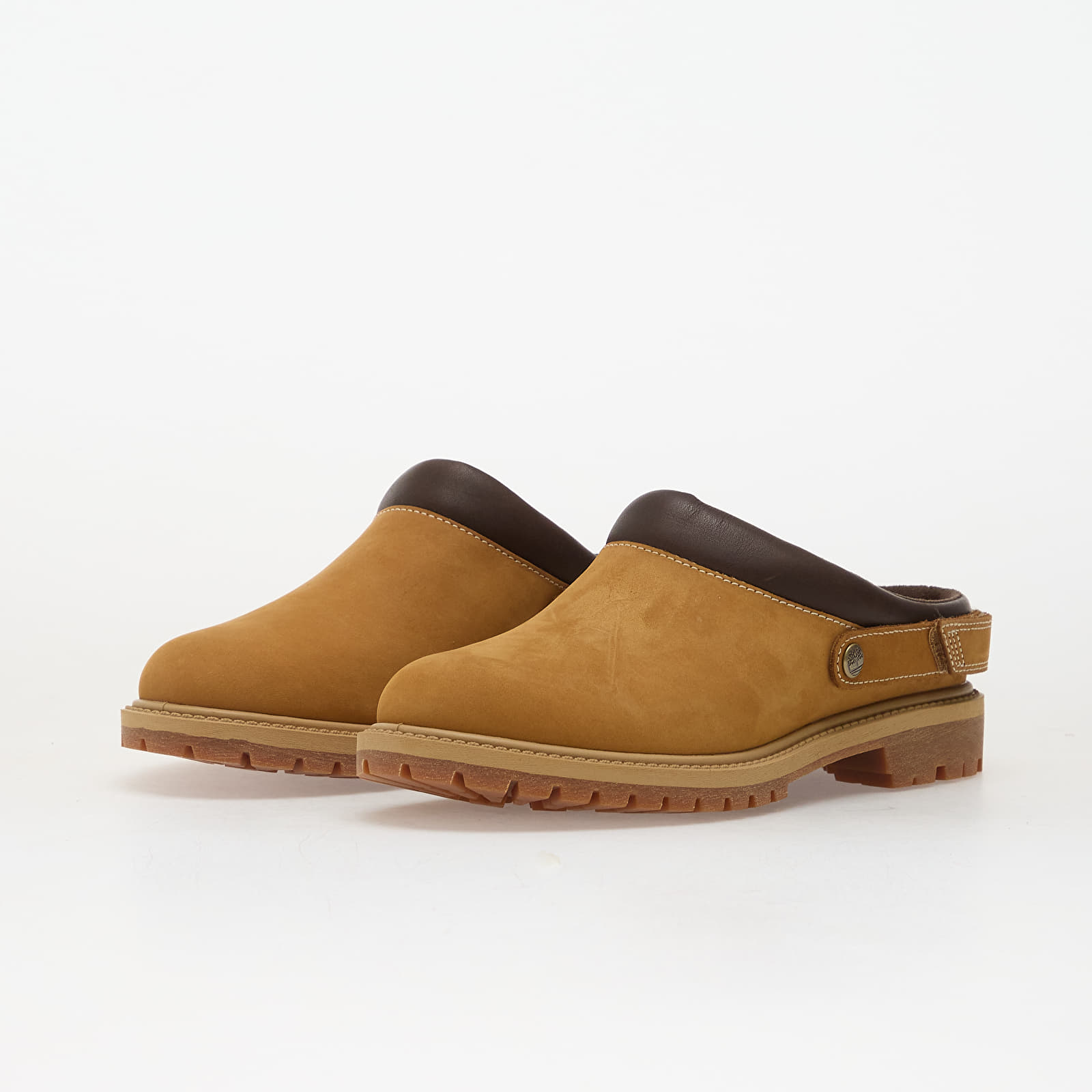 Joggesko og sko for kvinner Timberland Premium Clog Shoe Wheat Nubuck