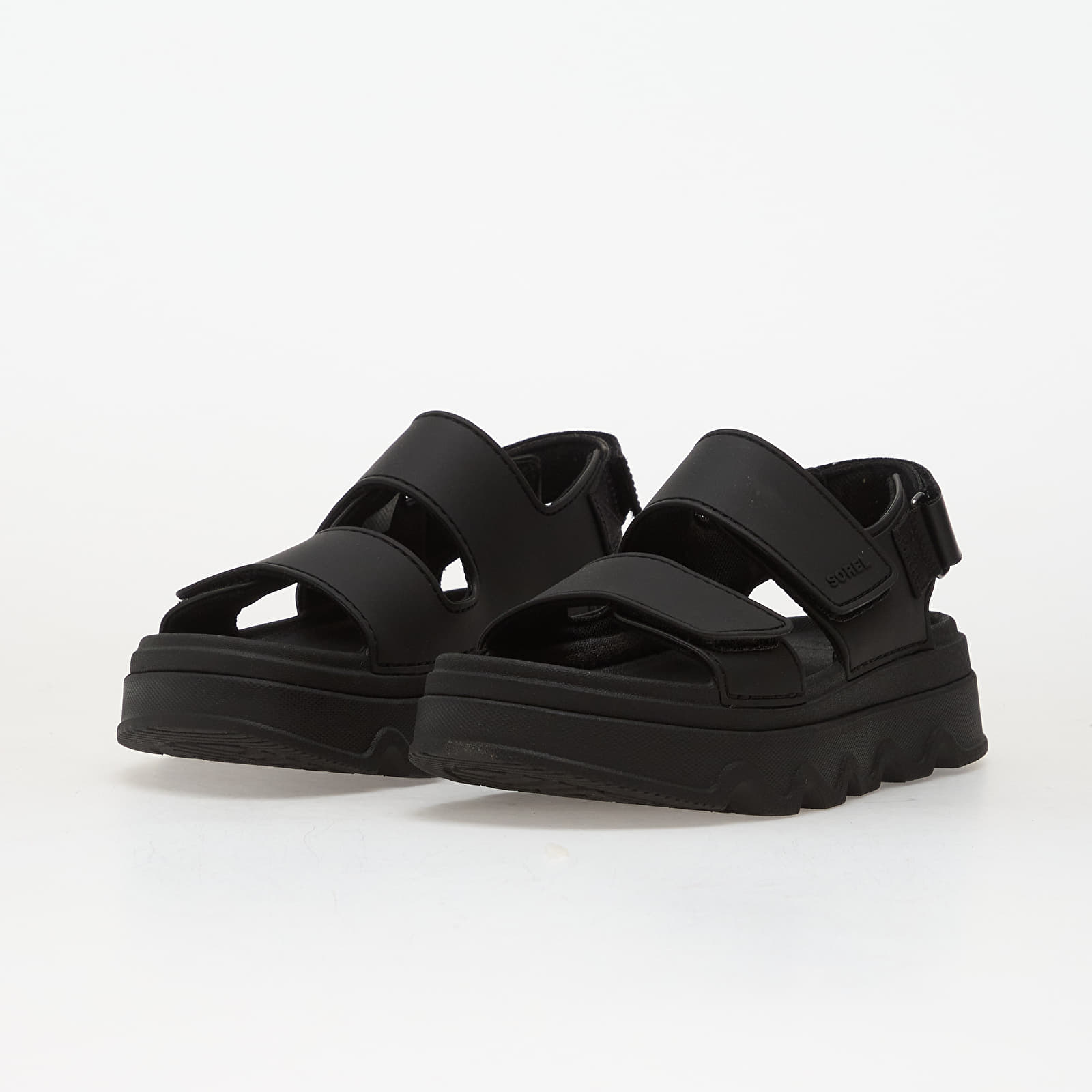 Încălțăminte și sneakerși pentru femei Sorel Kinetic™ Sunchase Ankle Strap Black/ Sea Salt