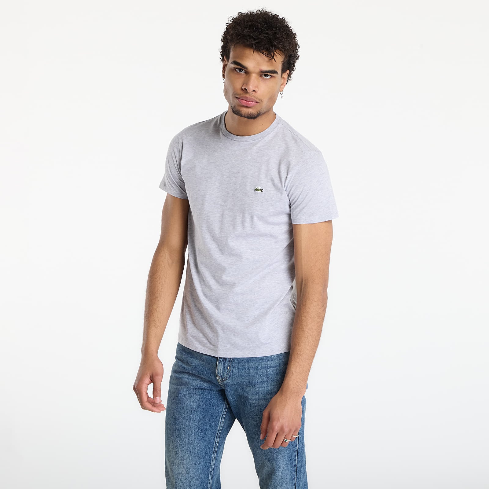 T-shirt LACOSTE Tee-Shirt Silver Chine 7