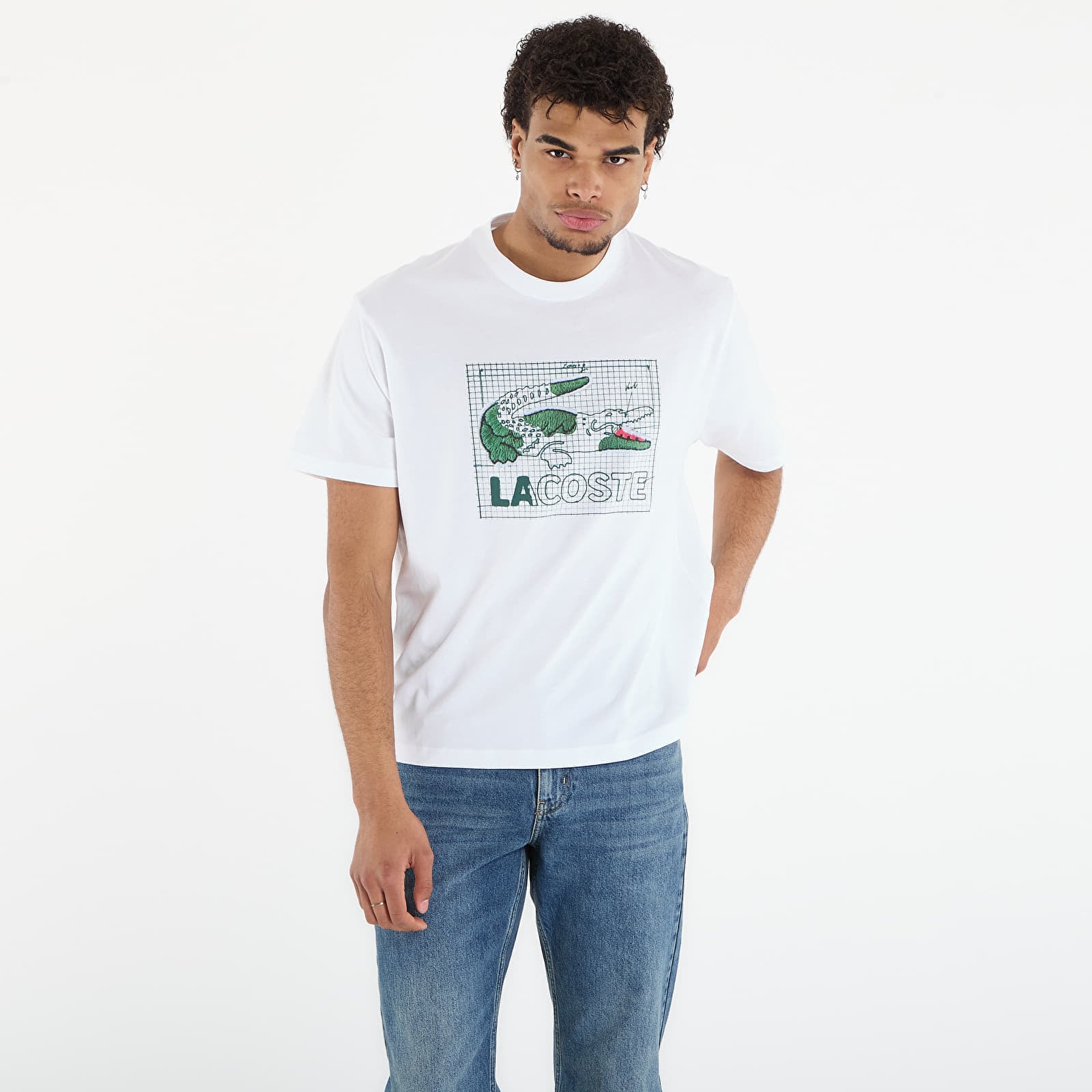 Тениска LACOSTE Tee-Shirt White 7