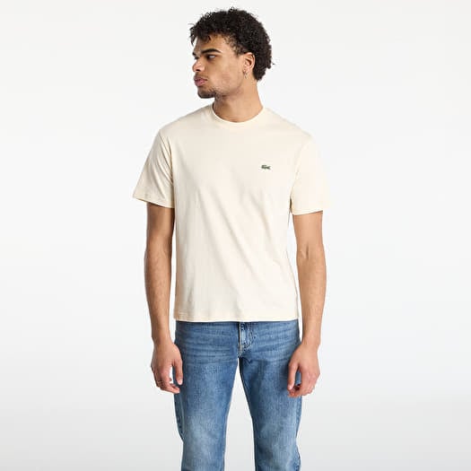 T-Shirt LACOSTE Tee-Shirt Naturel Clair