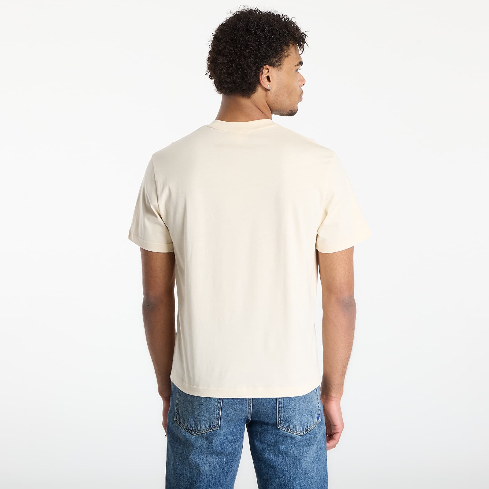 T-Shirts LACOSTE Tee-Shirt Naturel Clair