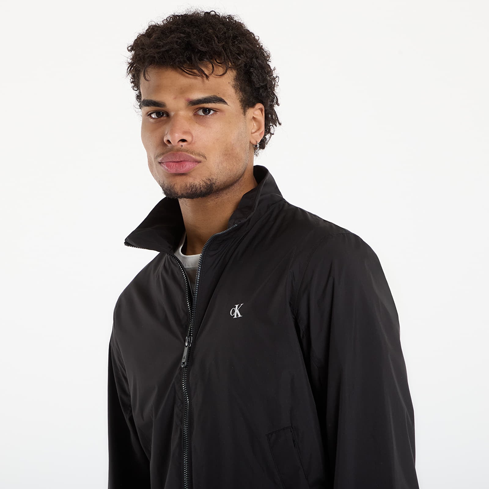 Jacken Calvin Klein Jeans Ls Unfilled Nylon Harrington Jacket Black