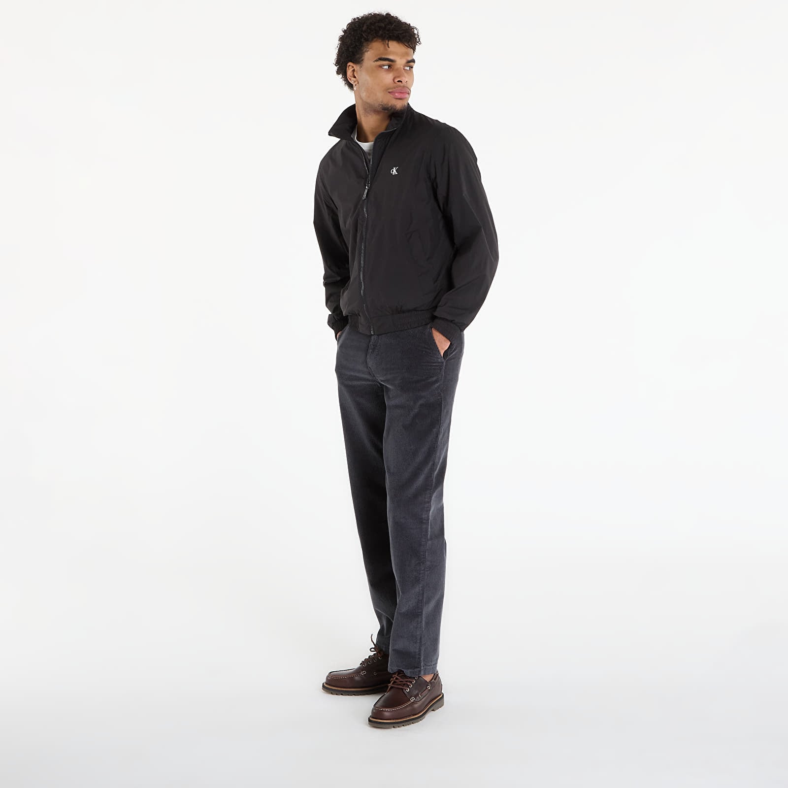 Jacken Calvin Klein Jeans Ls Unfilled Nylon Harrington Jacket Black