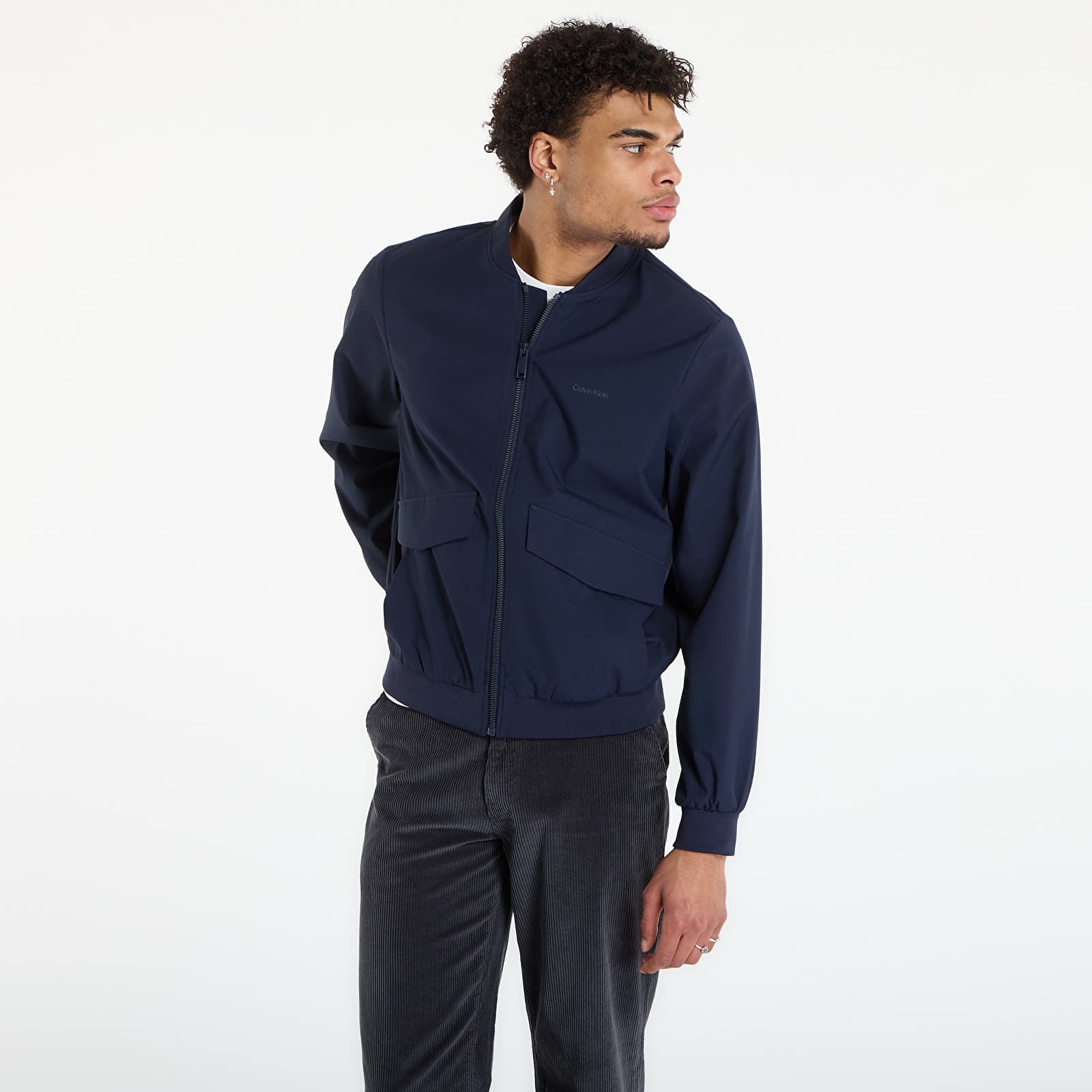 Jacket Calvin Klein Ls Soft Tech Bomber Jacket Dark Sapphire XL