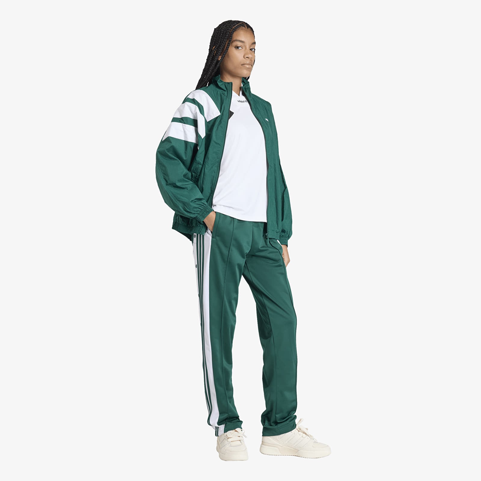 Tepláky adidas Adibreak Track Tracksuit Bottoms Collegiate Green