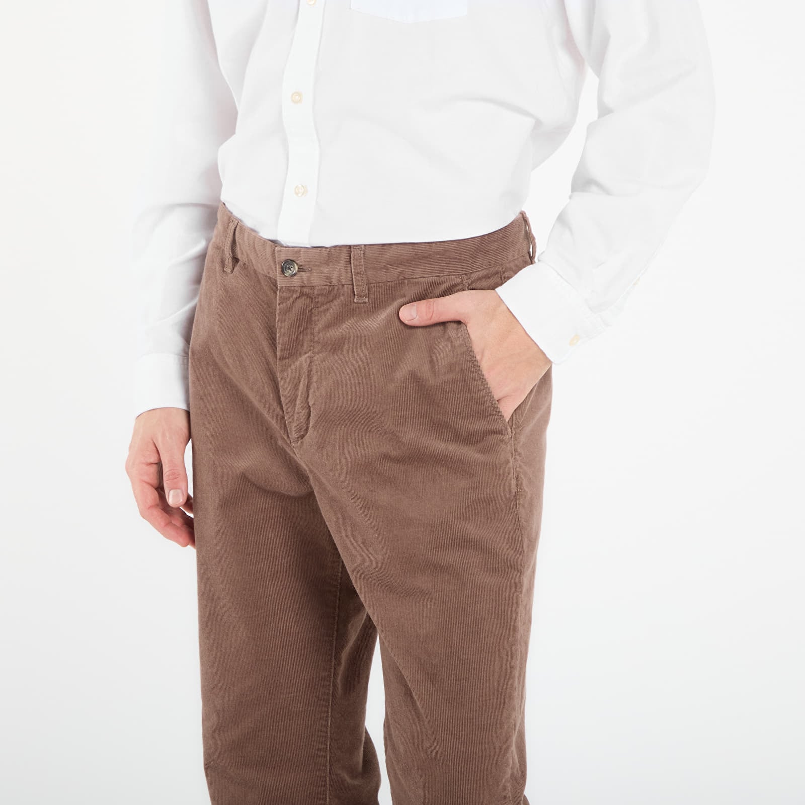 Hosen Tommy Hilfiger Denton Pd Corduroy Pants Dark Beige Cord