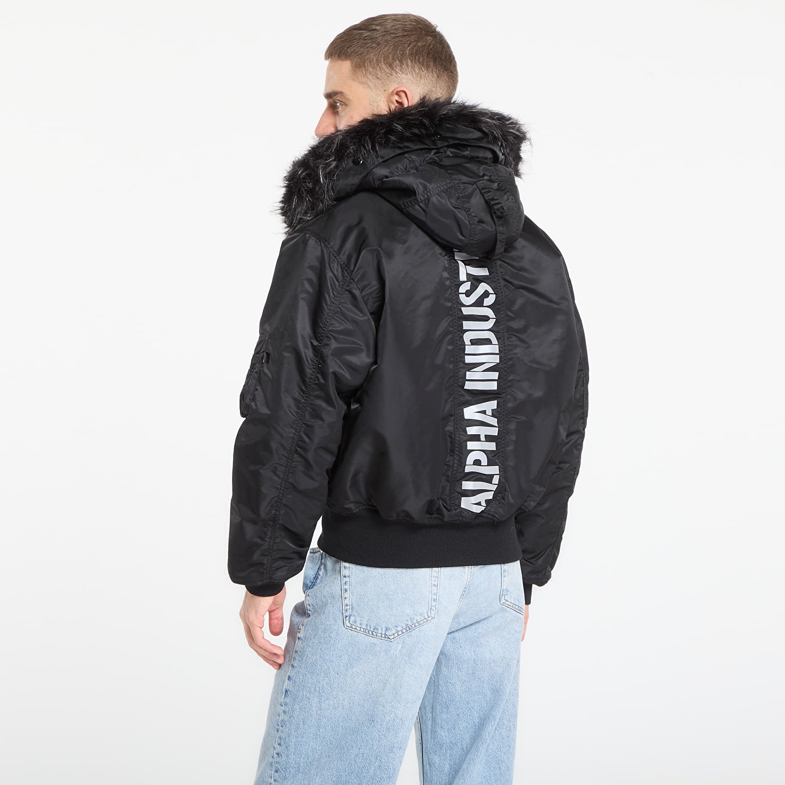 Jackets Alpha Industries 45P Hooded Custom Black