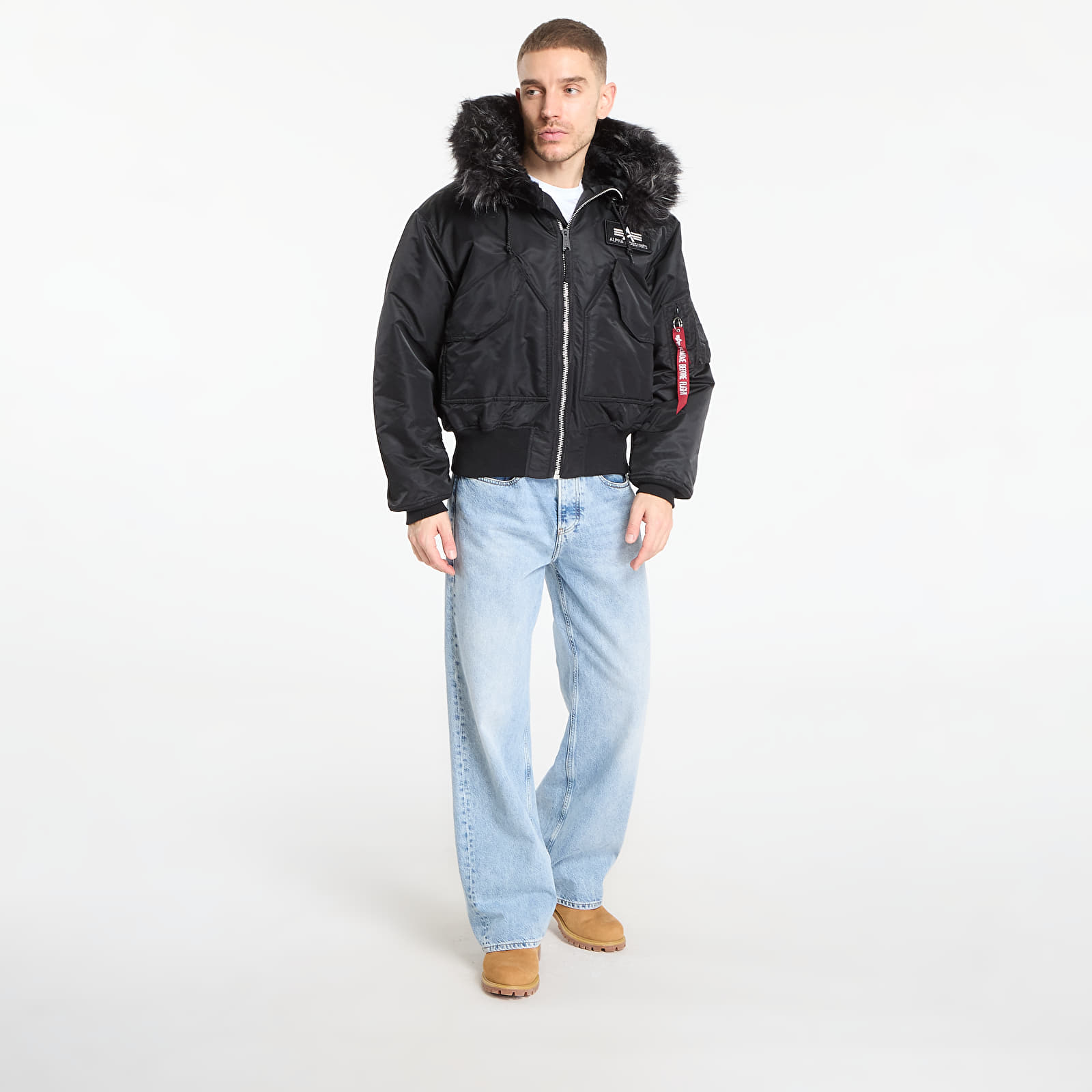 Jackets Alpha Industries 45P Hooded Custom Black