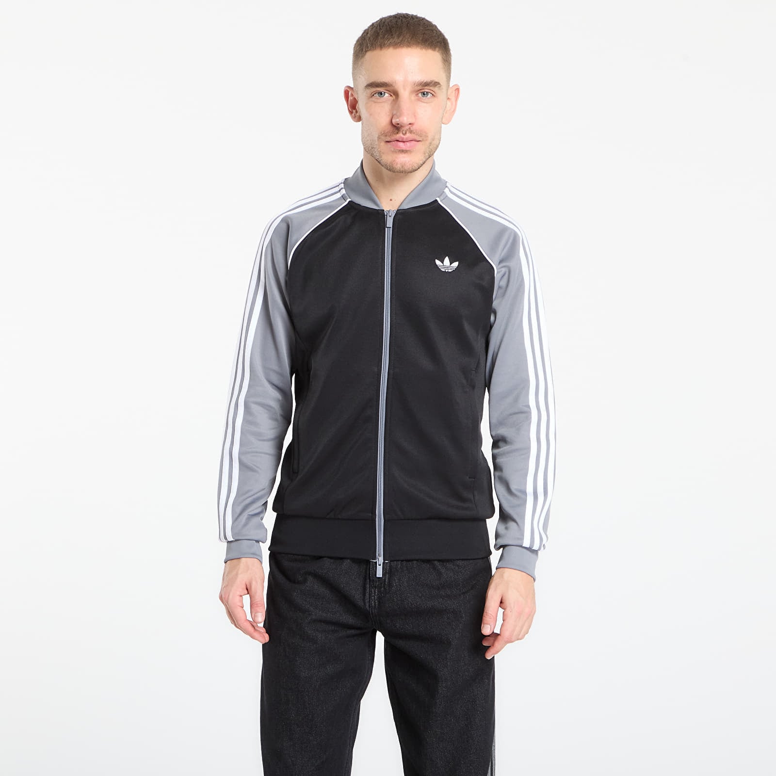 Sweatshirt adidas Sst Track Top Black/ Grey/ White XXL