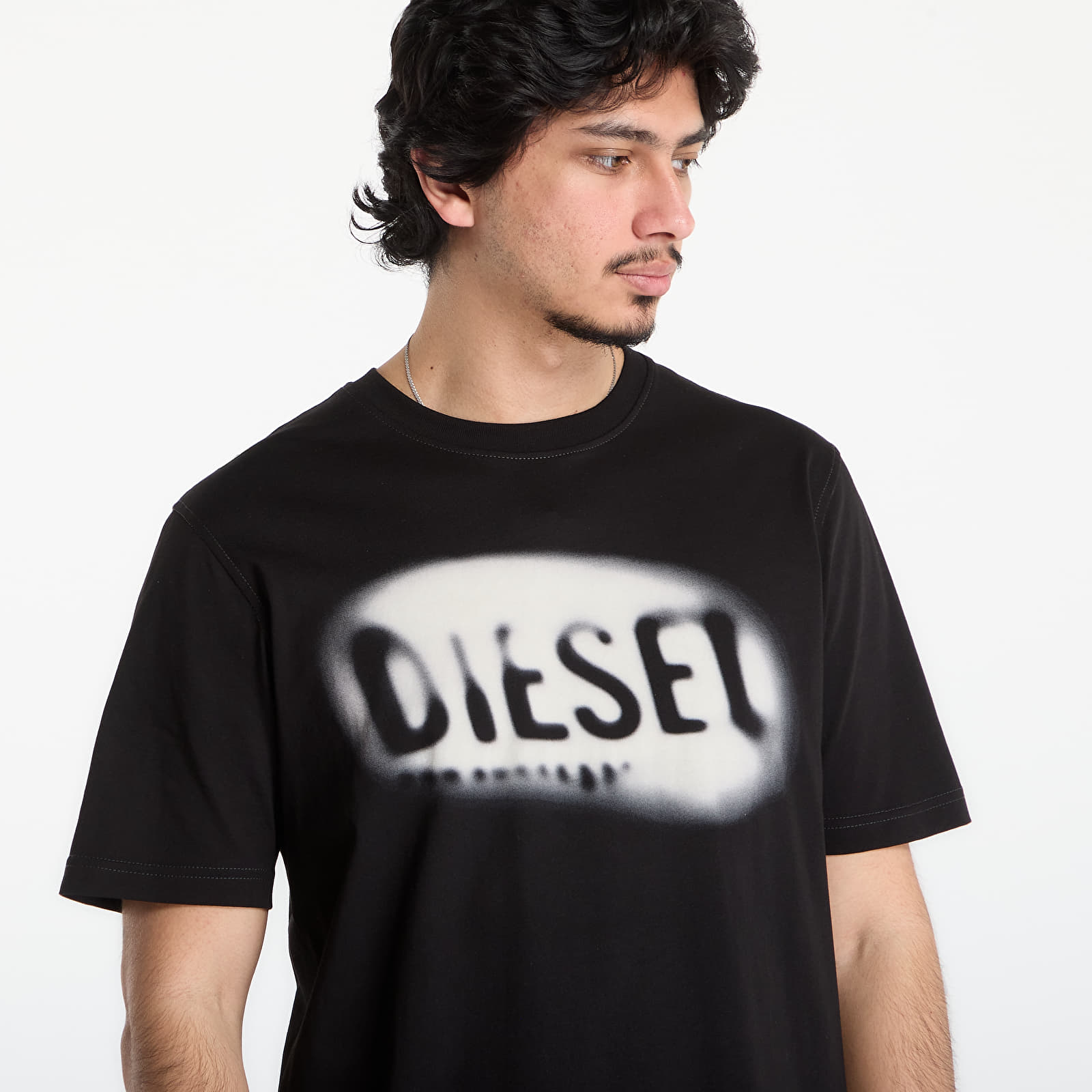 Men's T-shirts Diesel T-Adjust-V2 T-Shirt Black