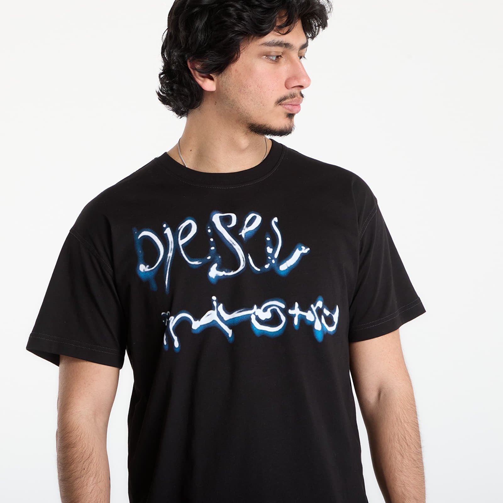 Men's T-shirts Diesel T-Norm-V8 T-Shirt Black