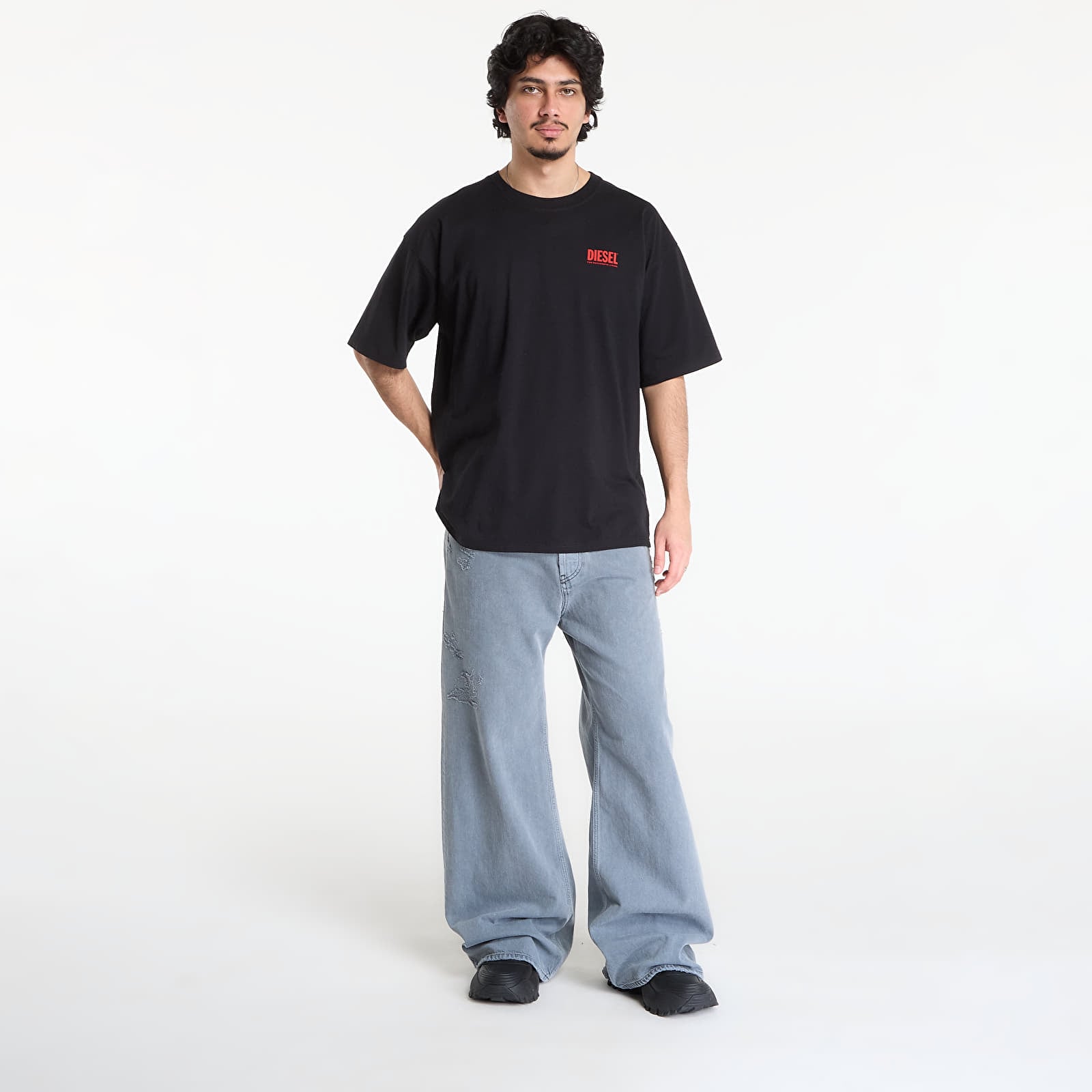 T-shirty męskie Diesel T-Boxt-Bisk T-Shirt Black