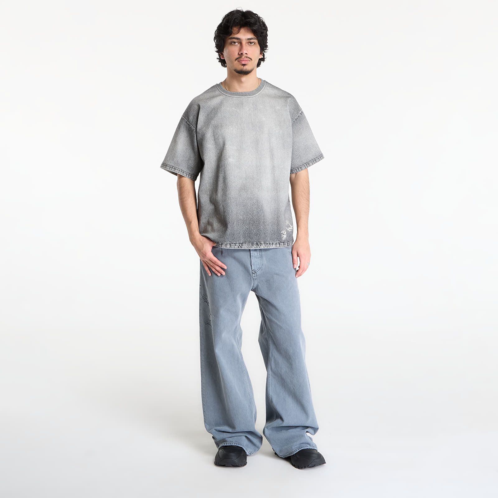 Magliette da uomo Diesel D-Box Jogg Tank Top Black/ Blue