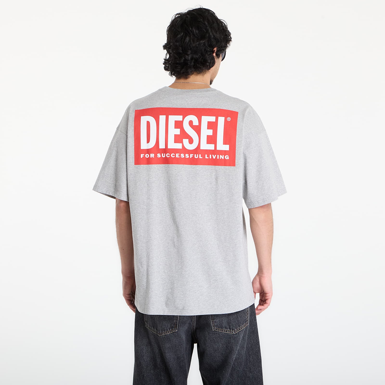 T-Shirts Männer Diesel T-Boxt-Bisk T-Shirt Grey Melange