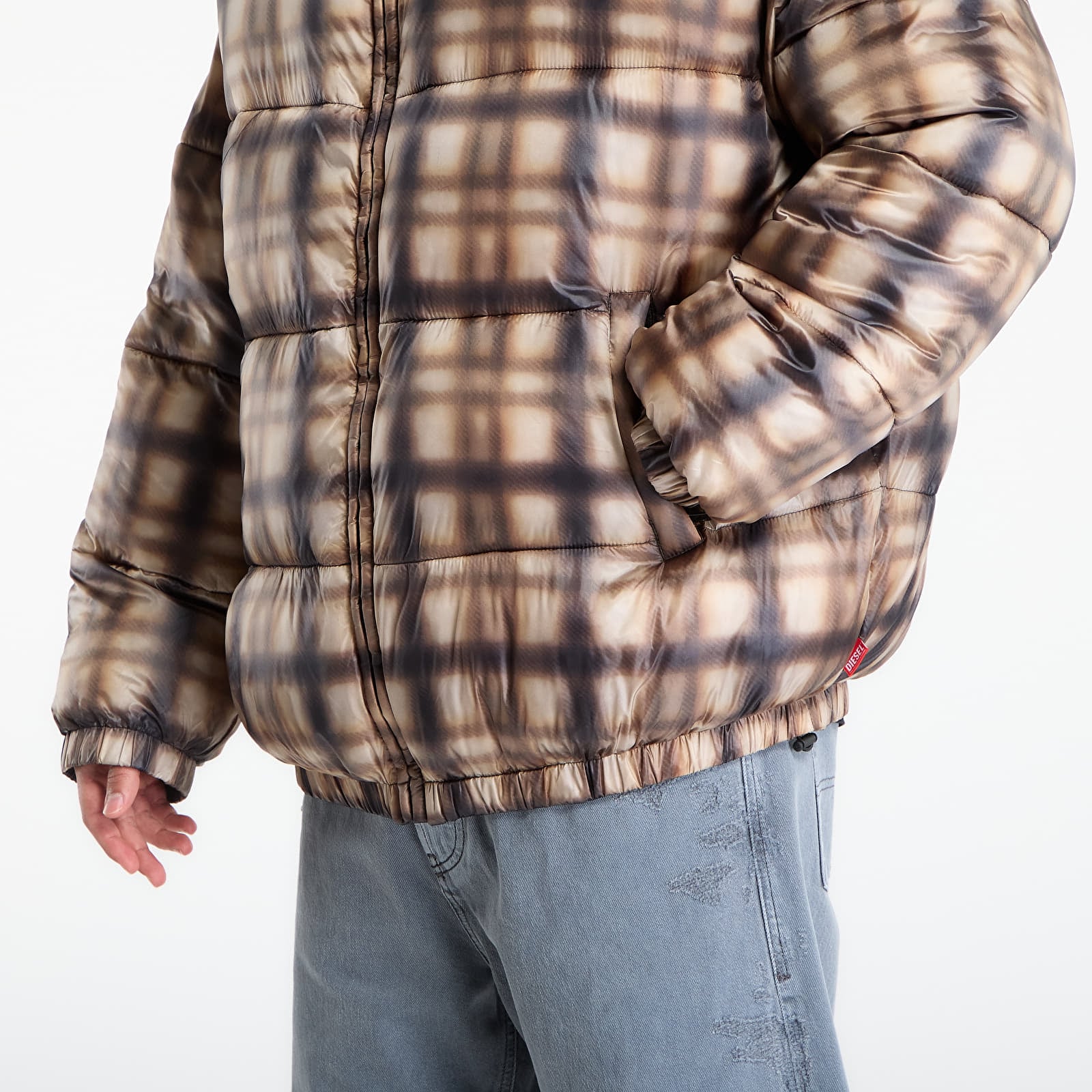 Herrenjacken Diesel W-Bourbon-Enbm Reversible Jacket Charcoal Grey