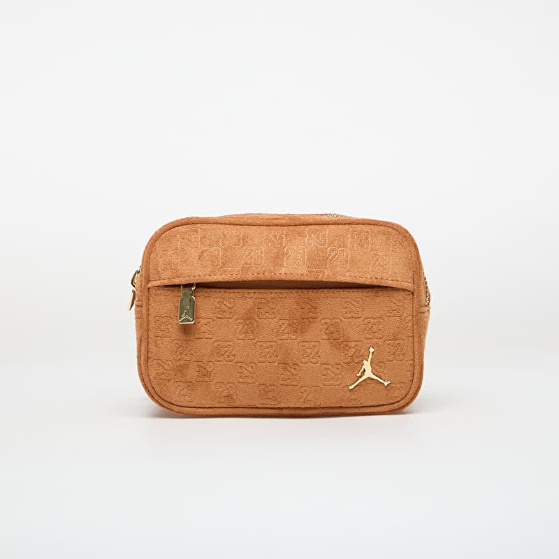 Bag Jordan Jam Suede Monogram Camera Bag Cognac