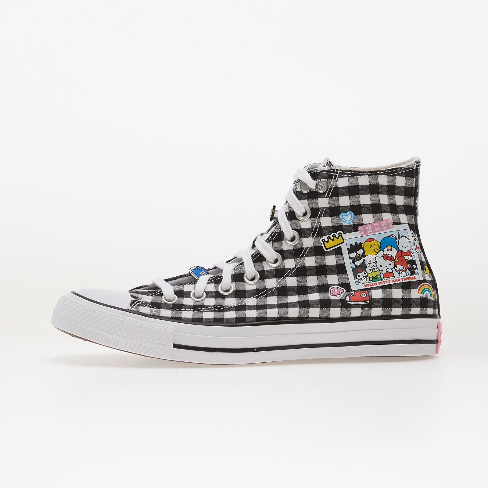 Miesten lenkkarit ja kengät Converse x Hello Kitty and Friends Chuck Taylor All Star Hi Black/ White/ Pink