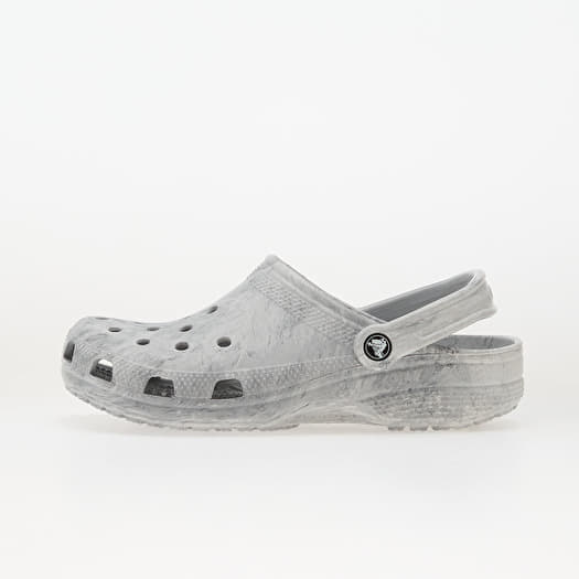 Crocs Classic Watercolor Marbled Clog Grey Swirl