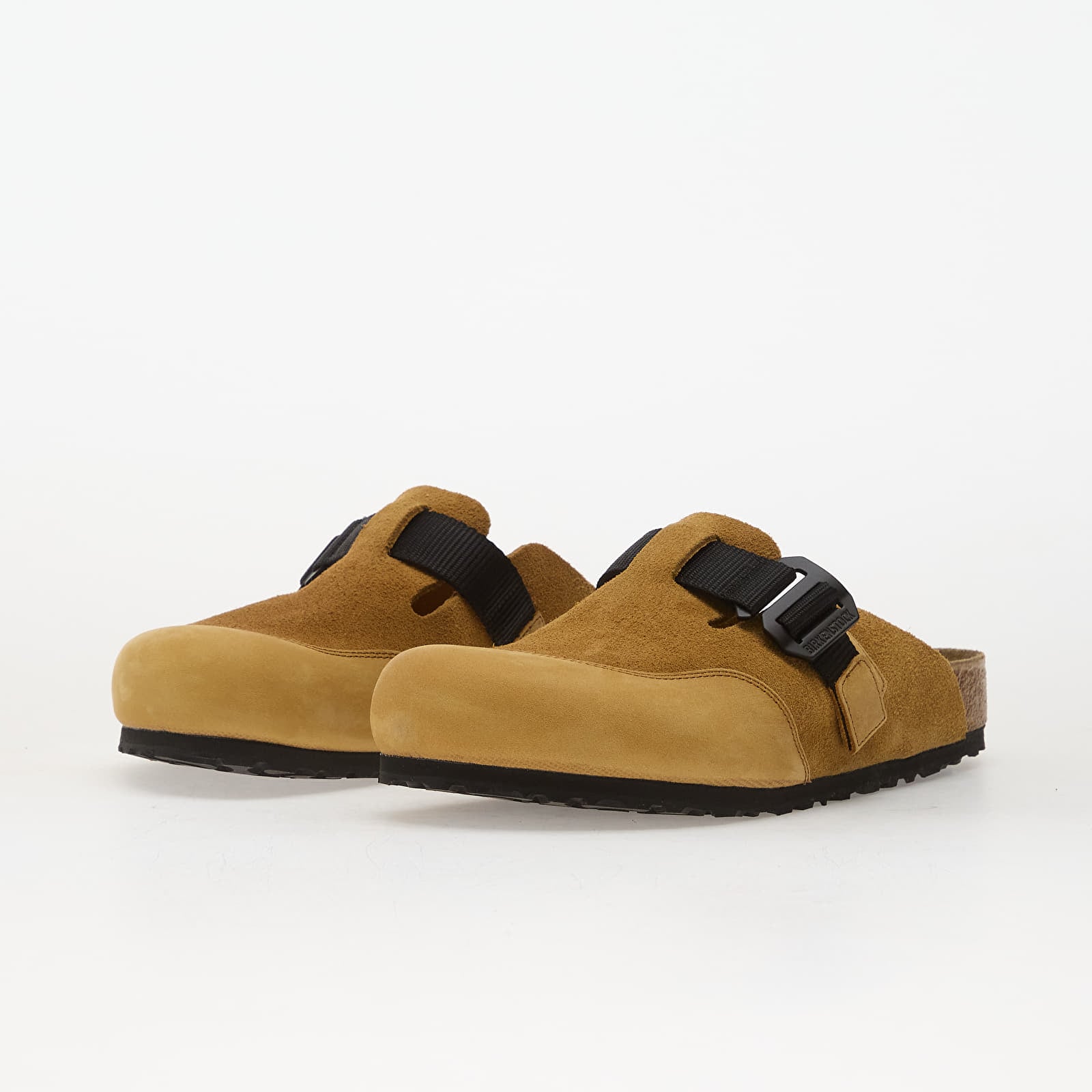 Vyriški sportbačiai ir batai Birkenstock Boston Nova 2.0 Leather-Suede Unisex Cork Brown