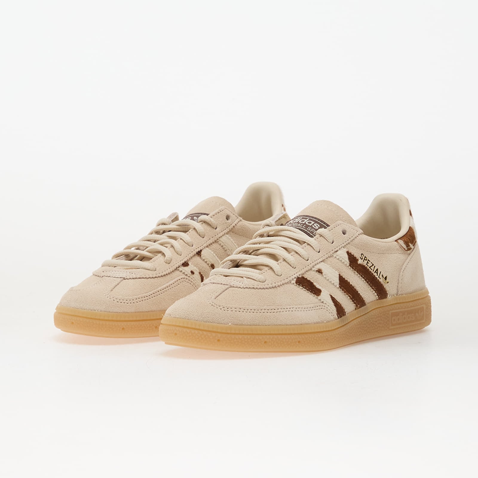 Women's sneakers and shoes adidas Handball Spezial W Wonder White/ Earth Strata/ Gum
