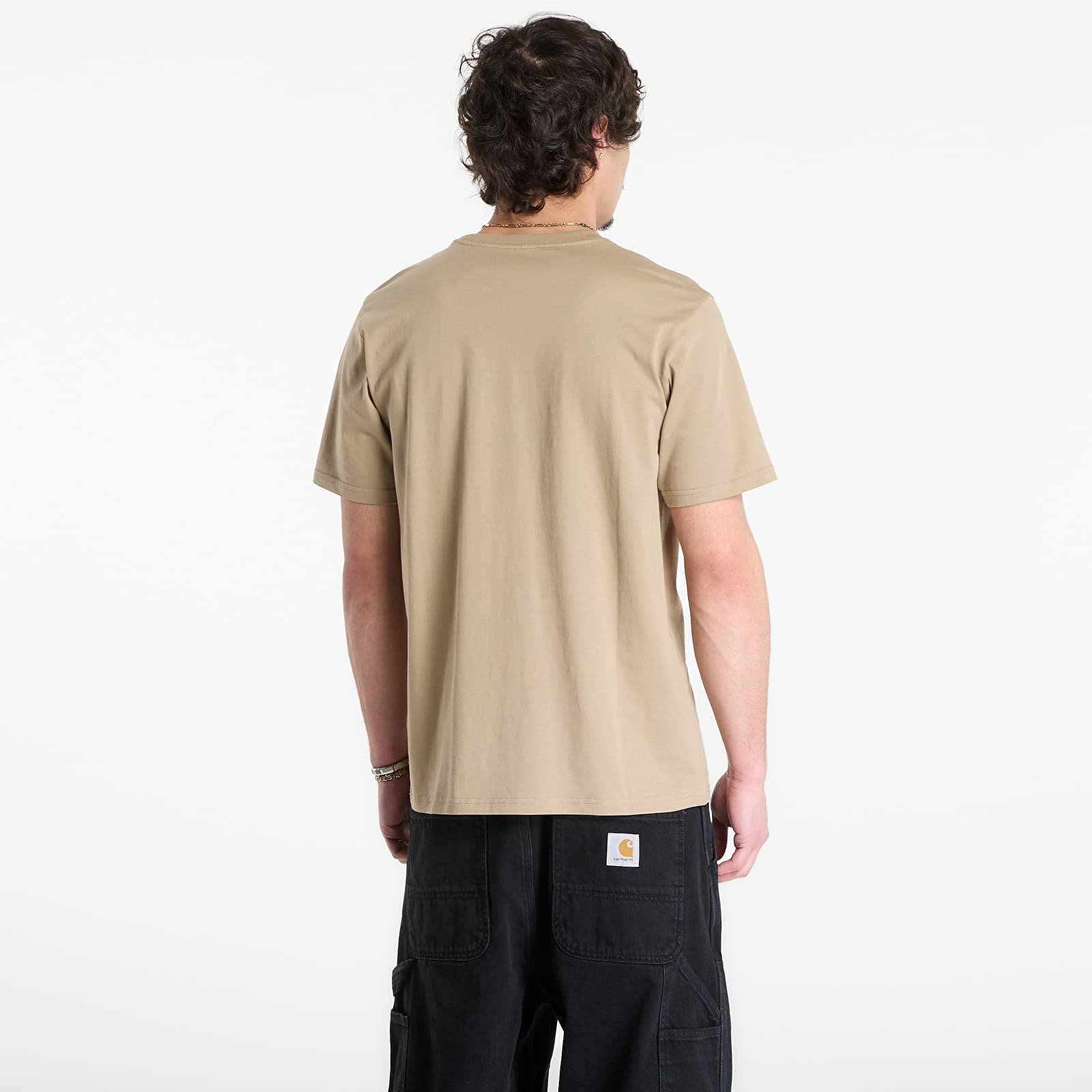 T-shirts för män Carhartt WIP S/S Pocket T-Shirt UNISEX Iroko