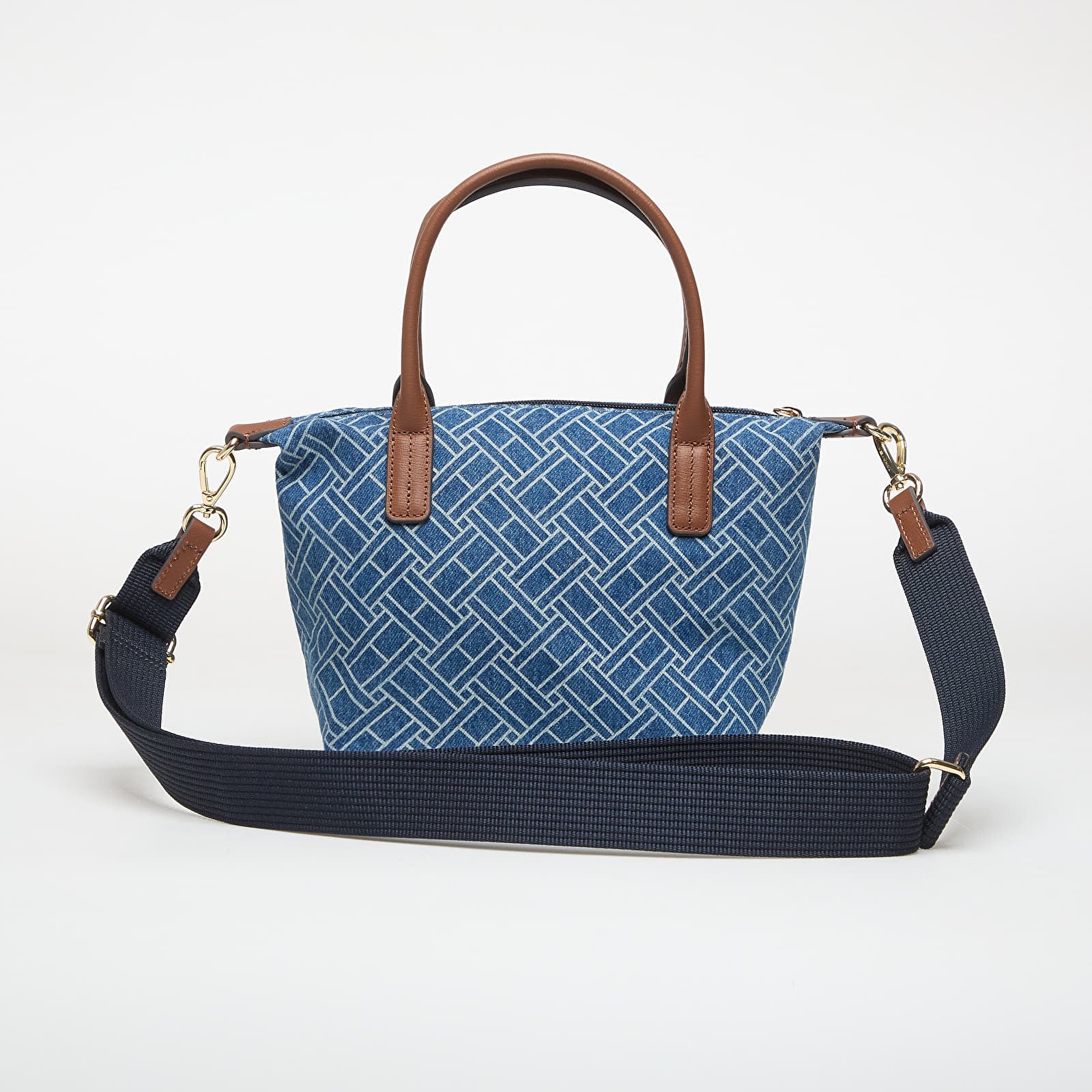 Sacs à main Tommy Hilfiger Popette Mini Tote Denim Flag Dark Blue Indigo