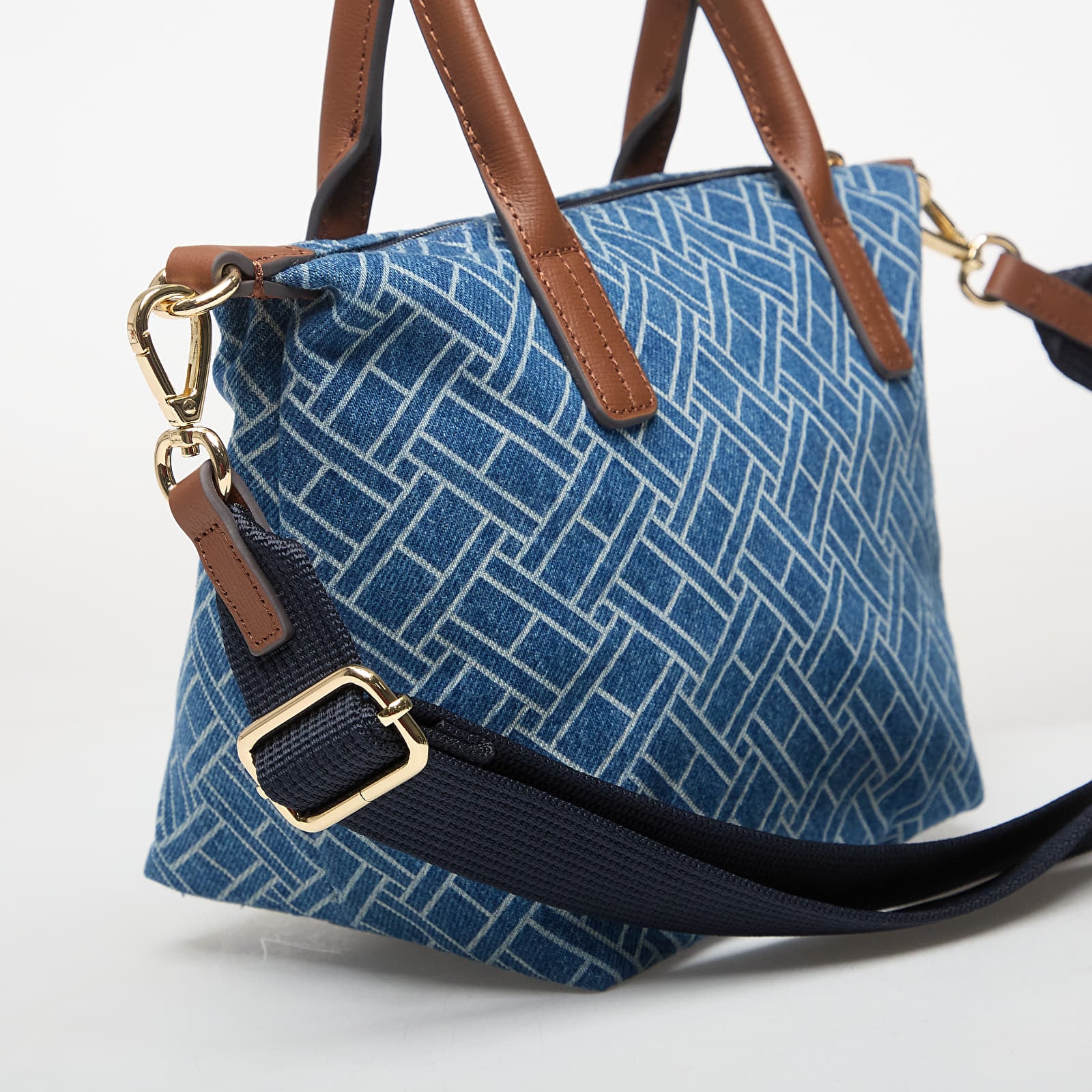Sacs à main Tommy Hilfiger Popette Mini Tote Denim Flag Dark Blue Indigo