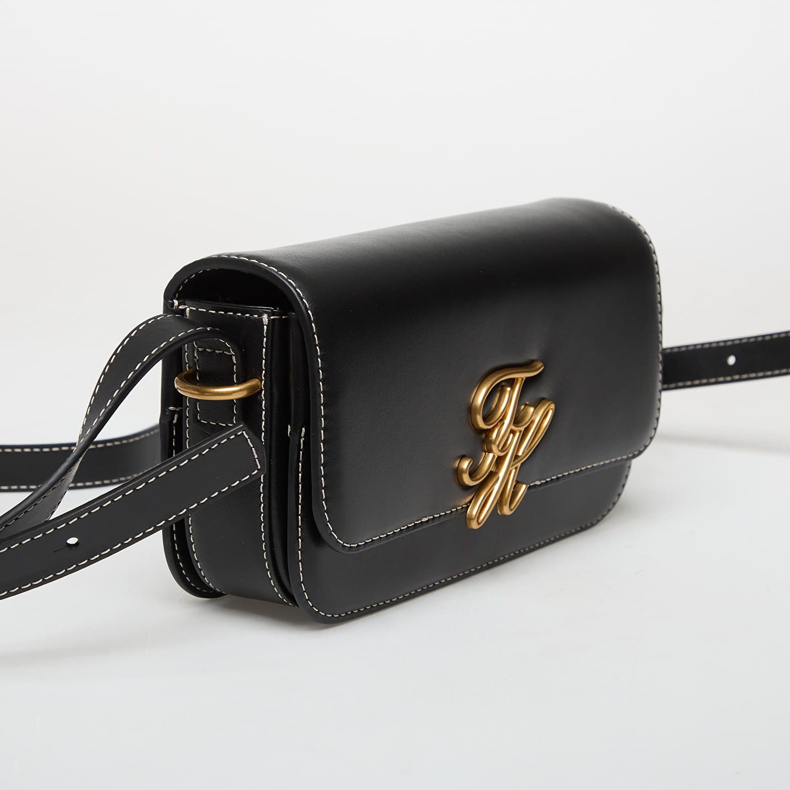 Kézitáskák Tommy Hilfiger Script Flap Crossover Black