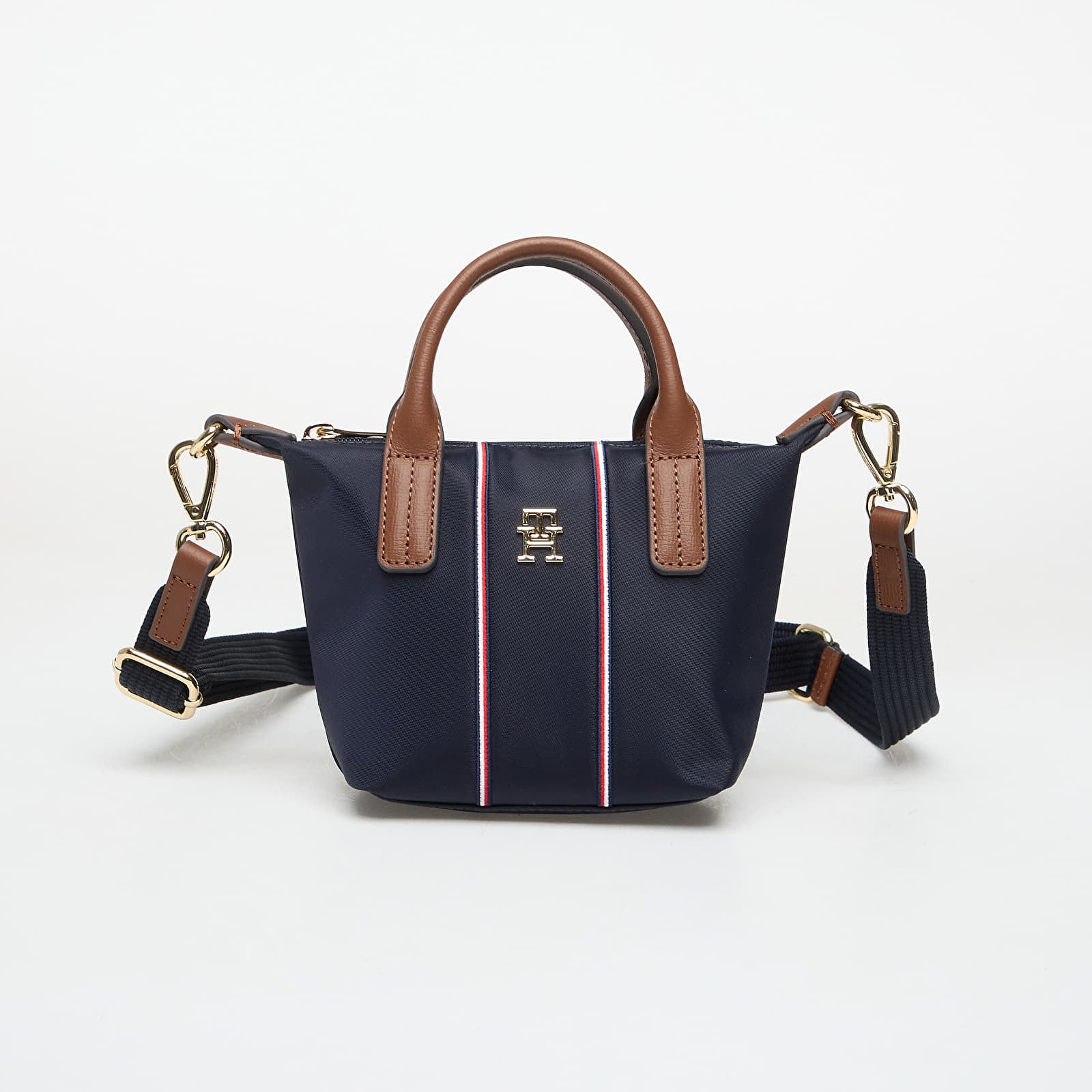 Rankinės Tommy Hilfiger Popette Micro Tote Corp Dark Blue Indigo