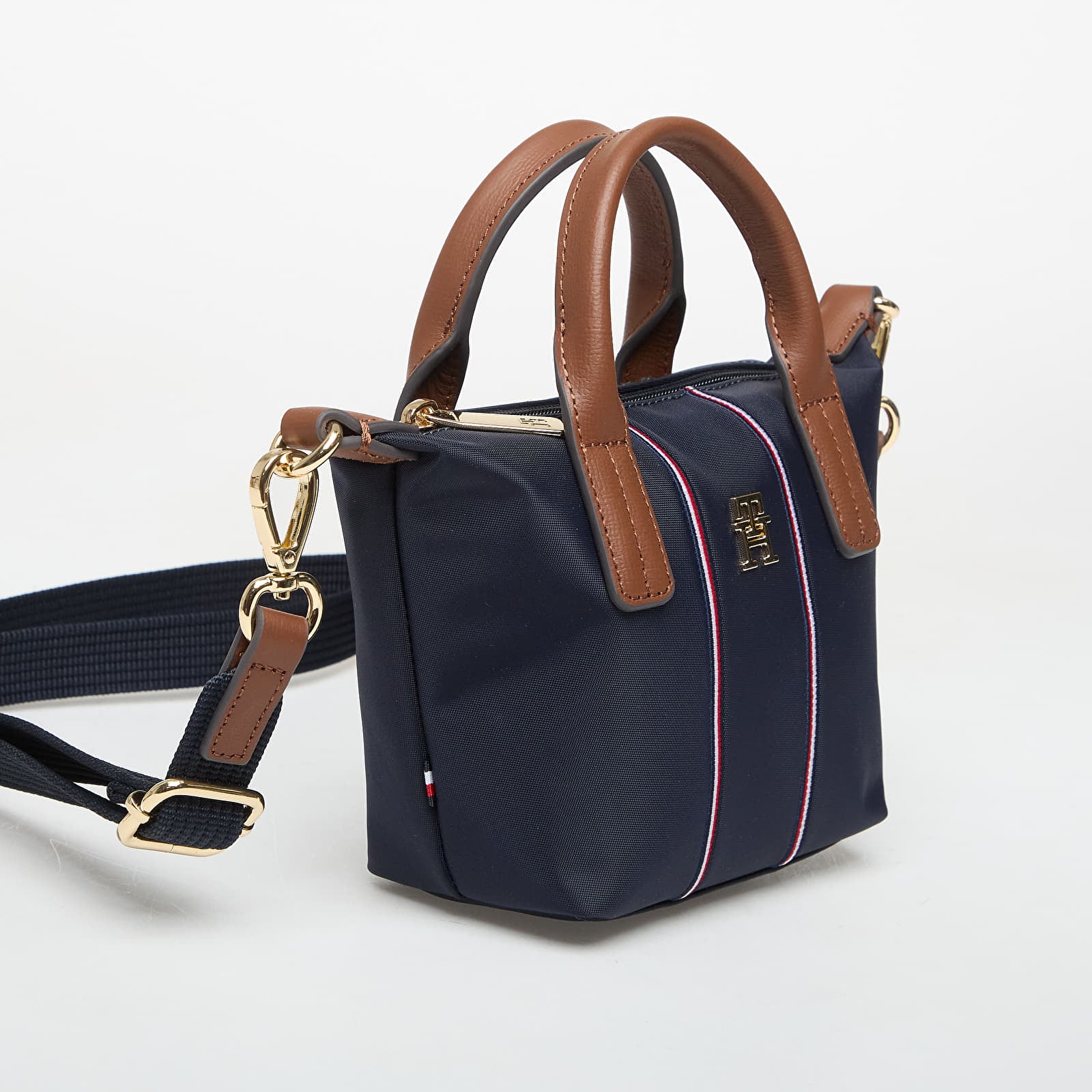 Rankinės Tommy Hilfiger Popette Micro Tote Corp Dark Blue Indigo