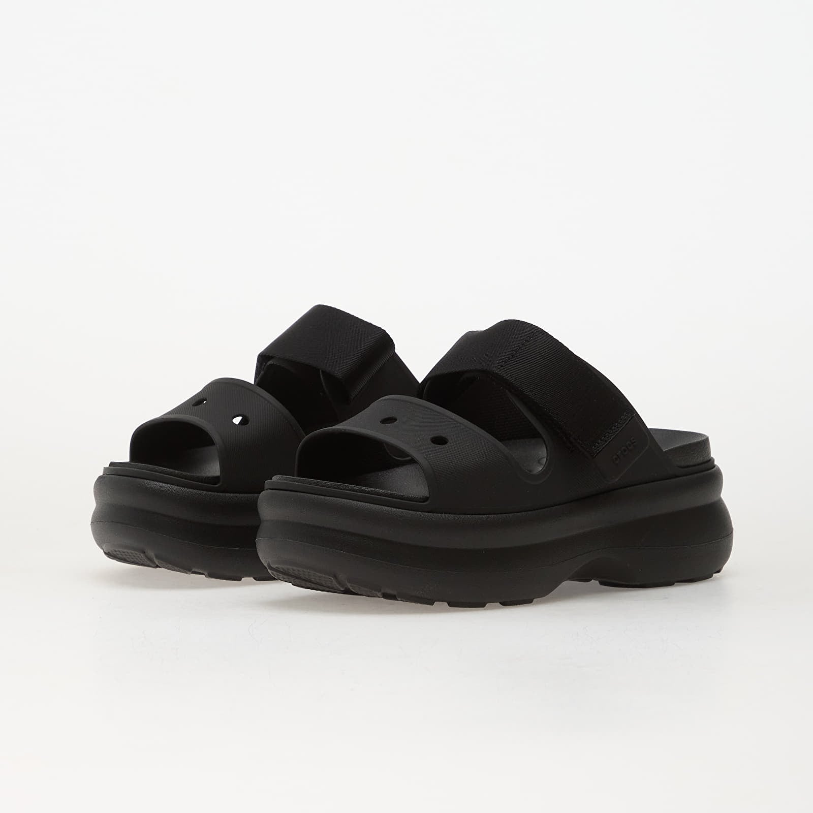 Дамски кецове и обувки Crocs Soho Two Strap Sandal Black W10 Black