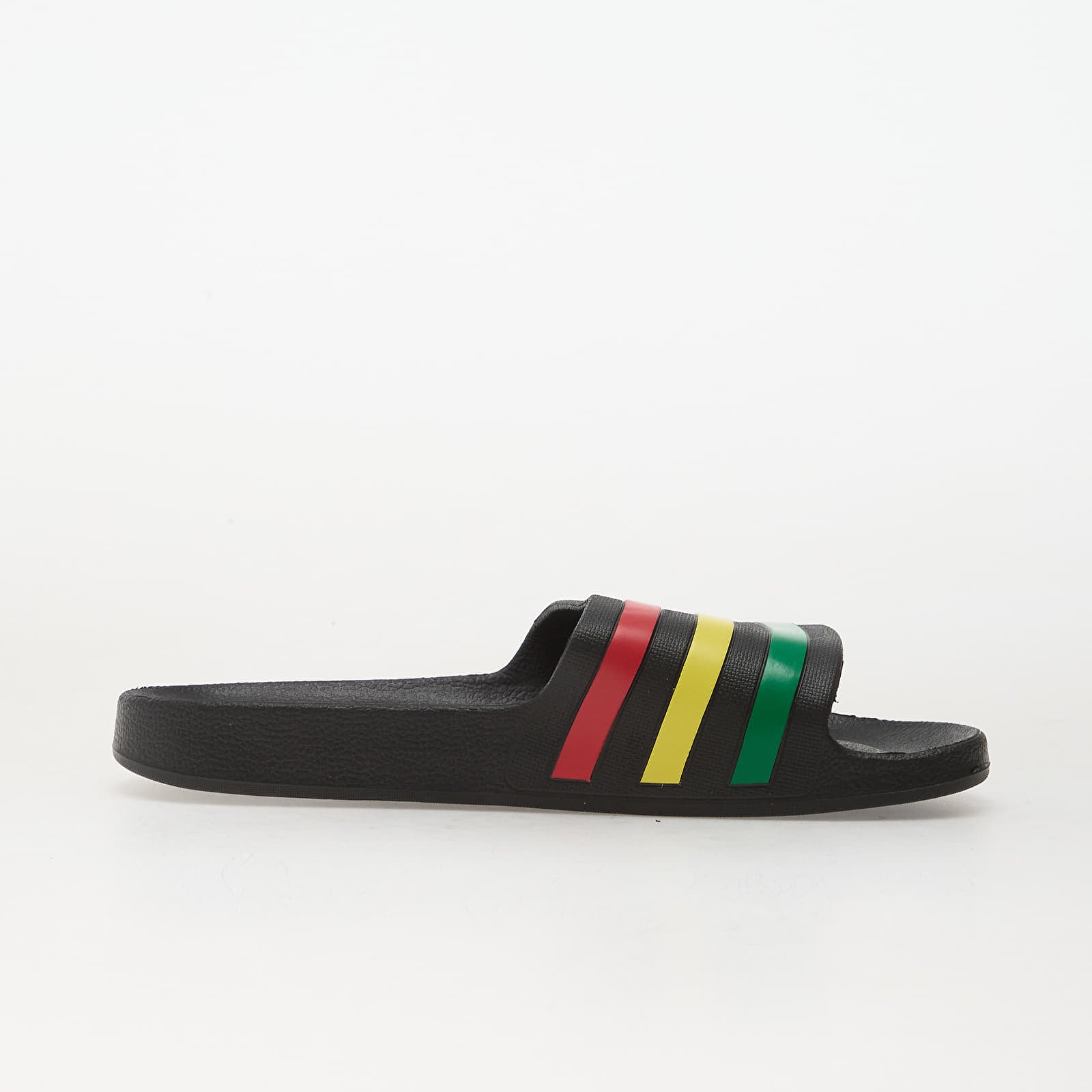 Meeste tossud ja kingad adidas Adilette Aqua Slides Core Black/ Green/ Pure Ruby