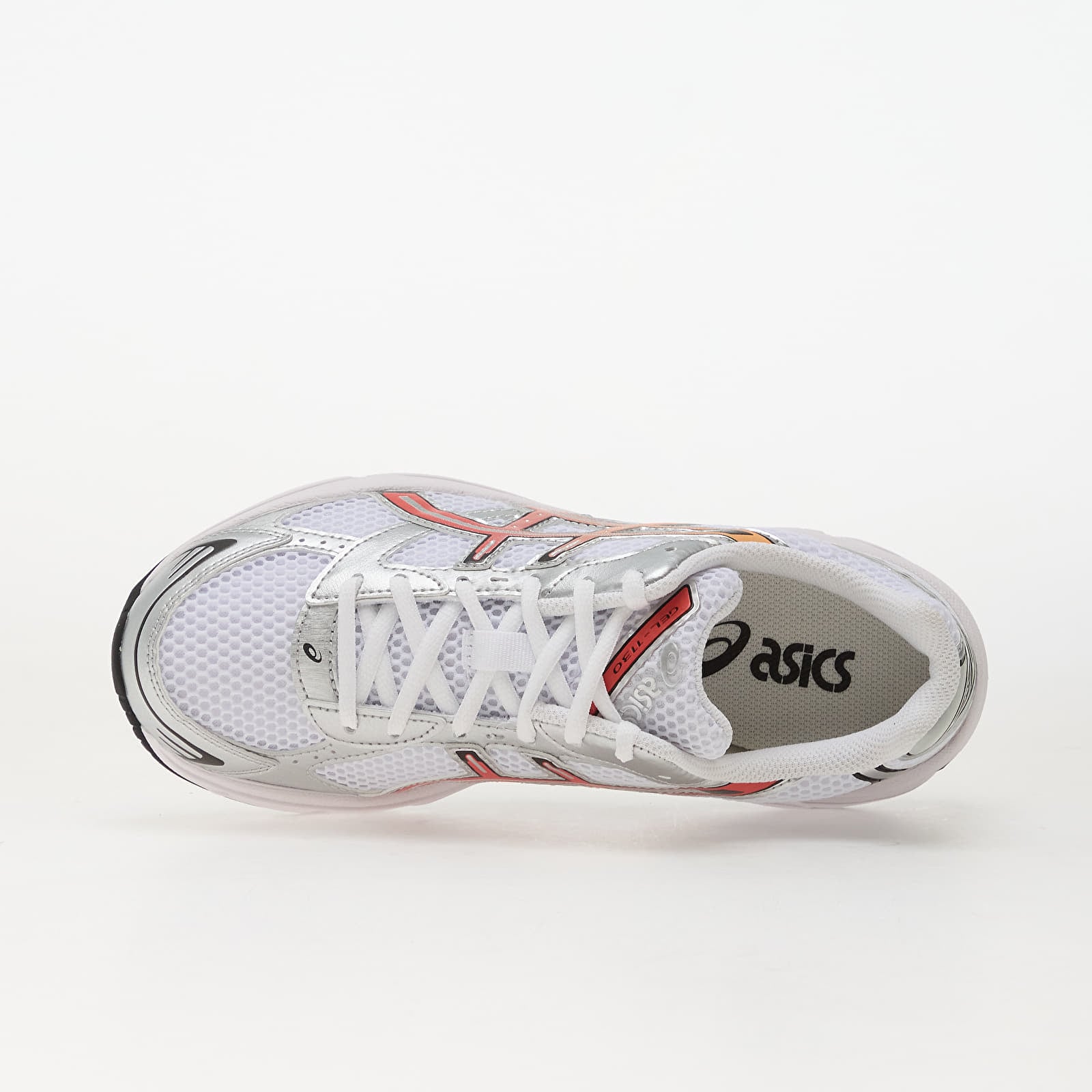 Miesten lenkkarit ja kengät Asics Gel-1130 White/ Red Snapper