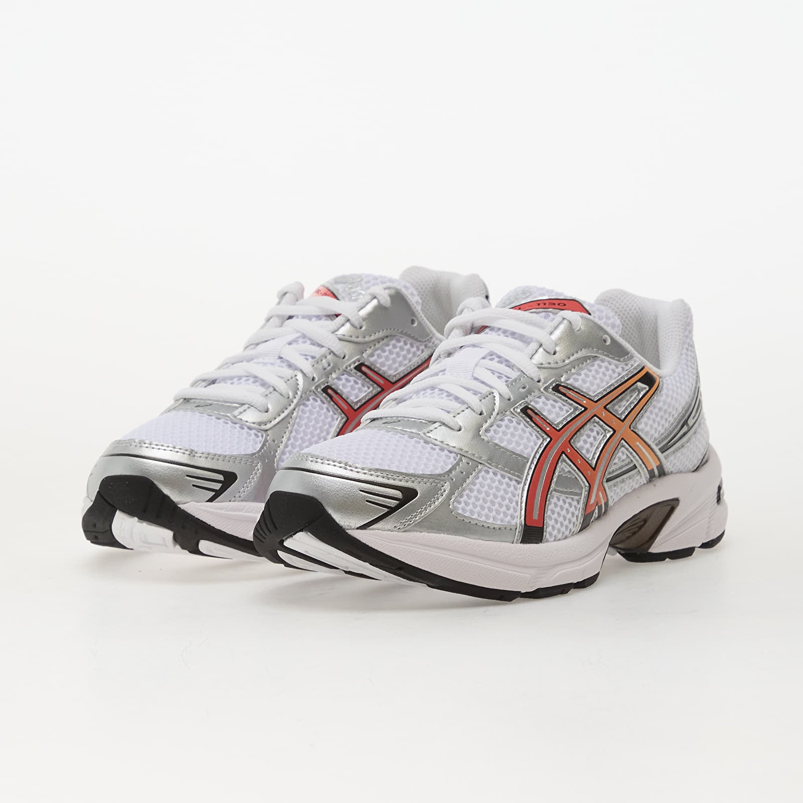 Miesten lenkkarit ja kengät Asics Gel-1130 White/ Red Snapper