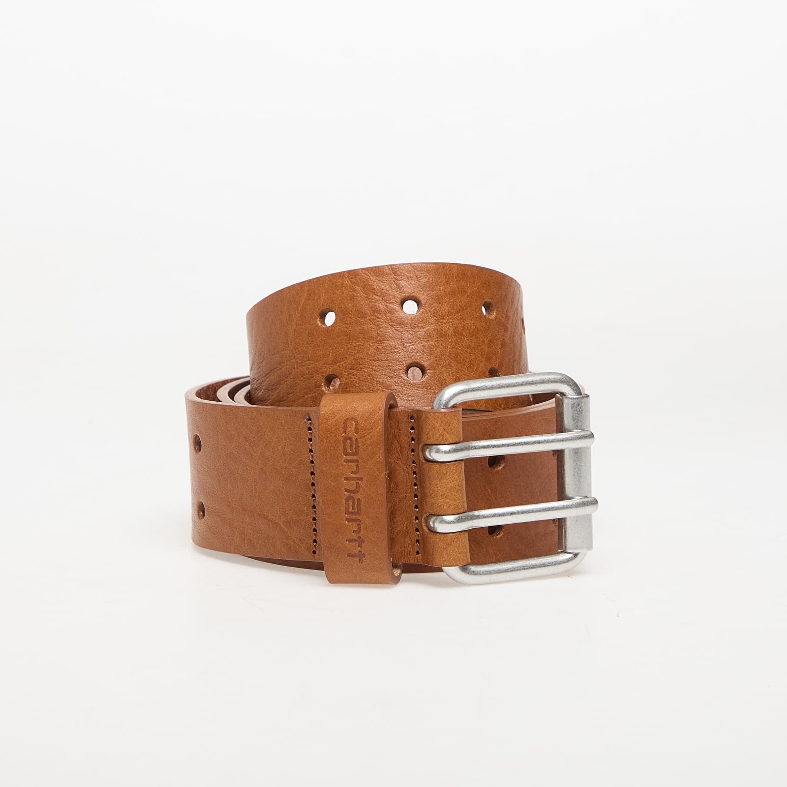 Колан Carhartt WIP Double Script Belt Cognac/ Silver S