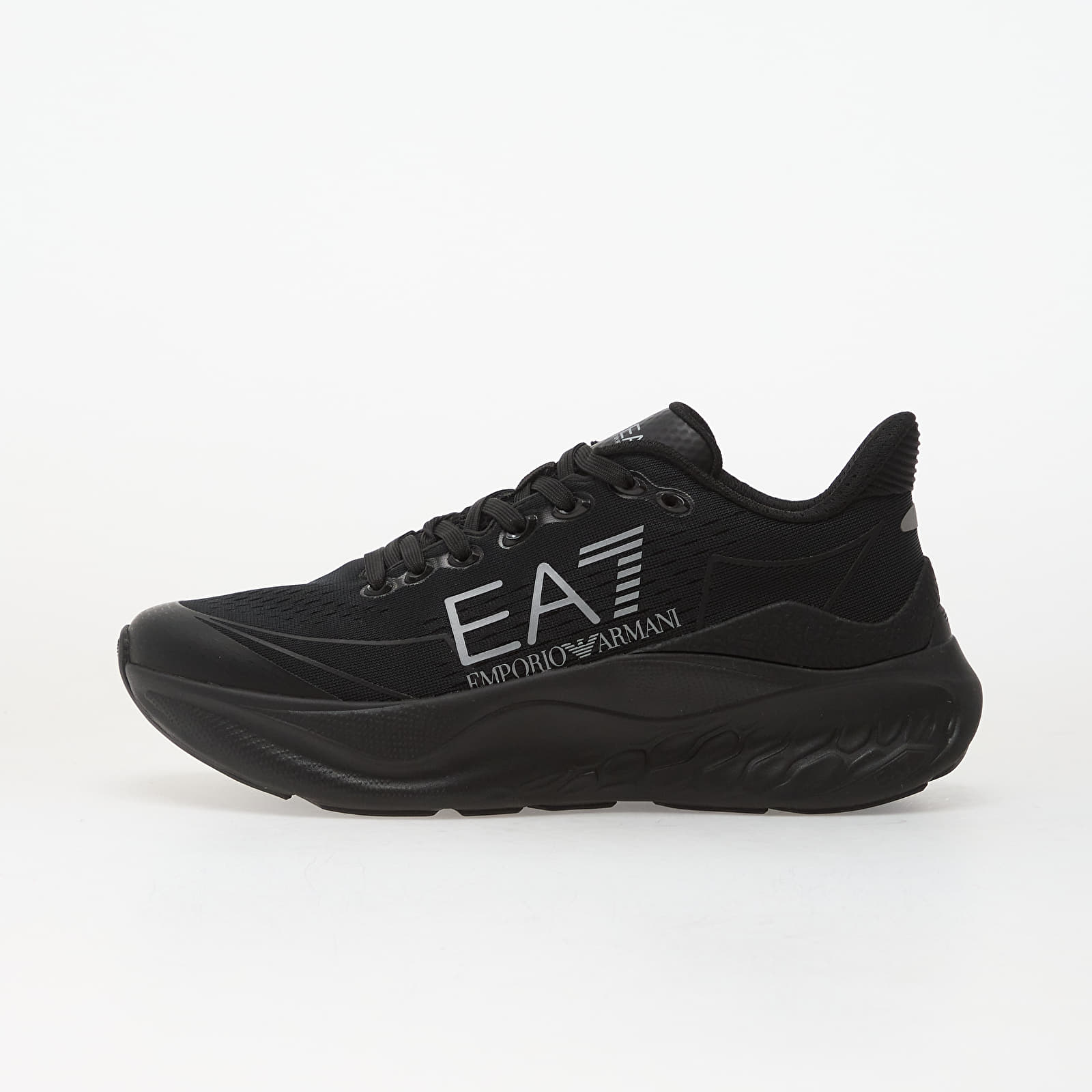 Sneakers og sko til mænd EA7 Emporio Armani Sneaker Wave Cr Full Black/ Silver