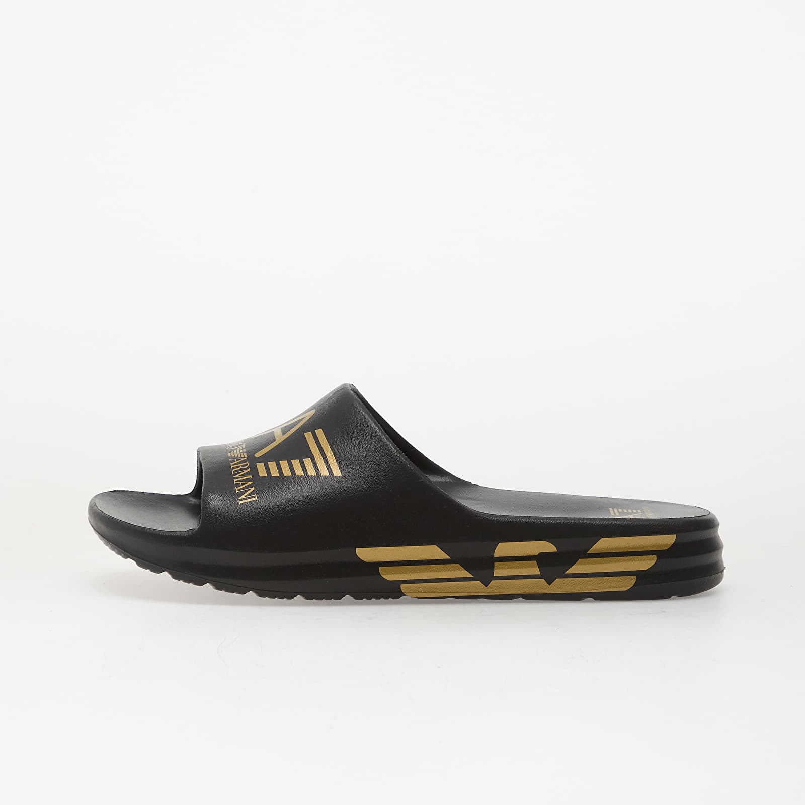 Buty męskie EA7 Emporio Armani Slipper Crusher Black/ Gold