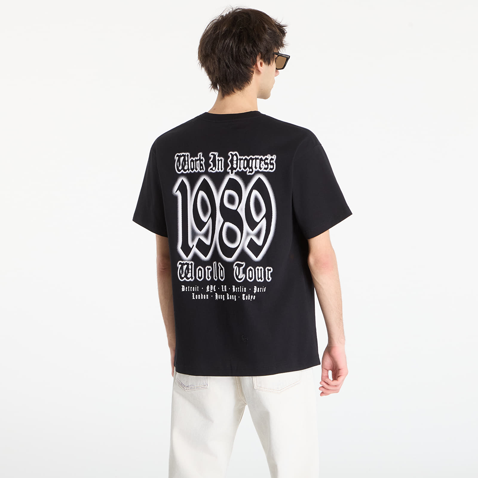 Miesten T-paidat Carhartt WIP S/S World Tour T-Shirt UNISEX Black