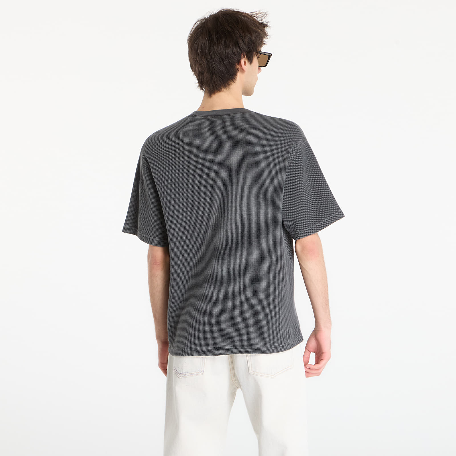 Pánská trička Carhartt WIP S/S Nelson Waffle T-Shirt UNISEX Black