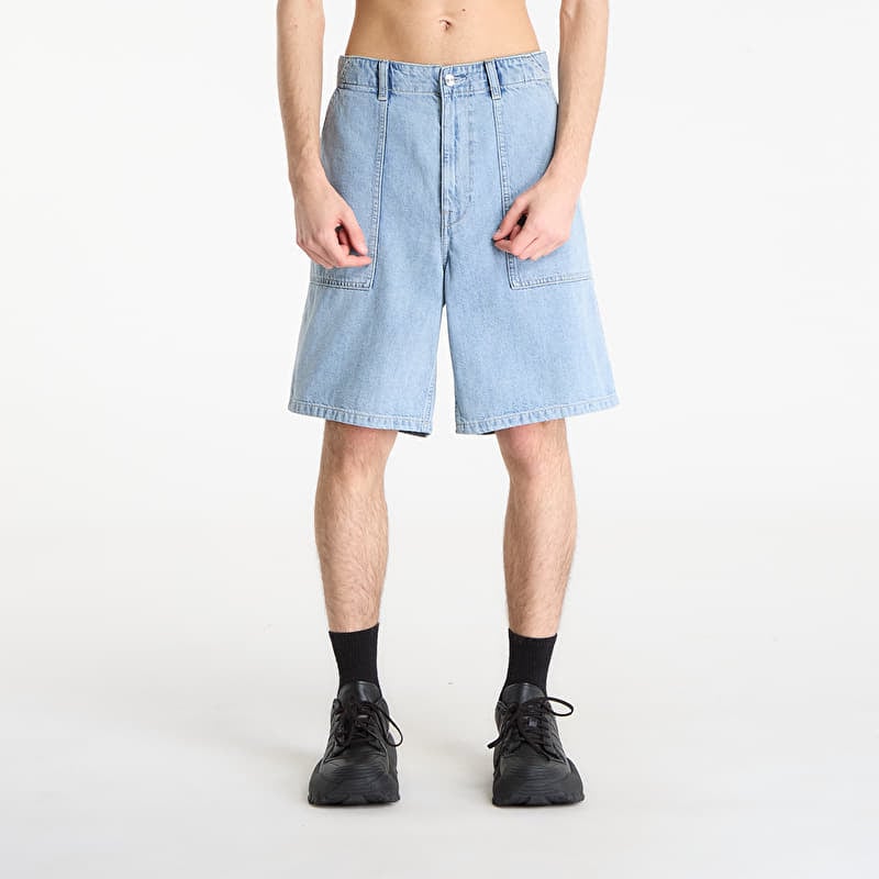 Short Calvin Klein Jeans Linen Denim Utlity Shorts Blue