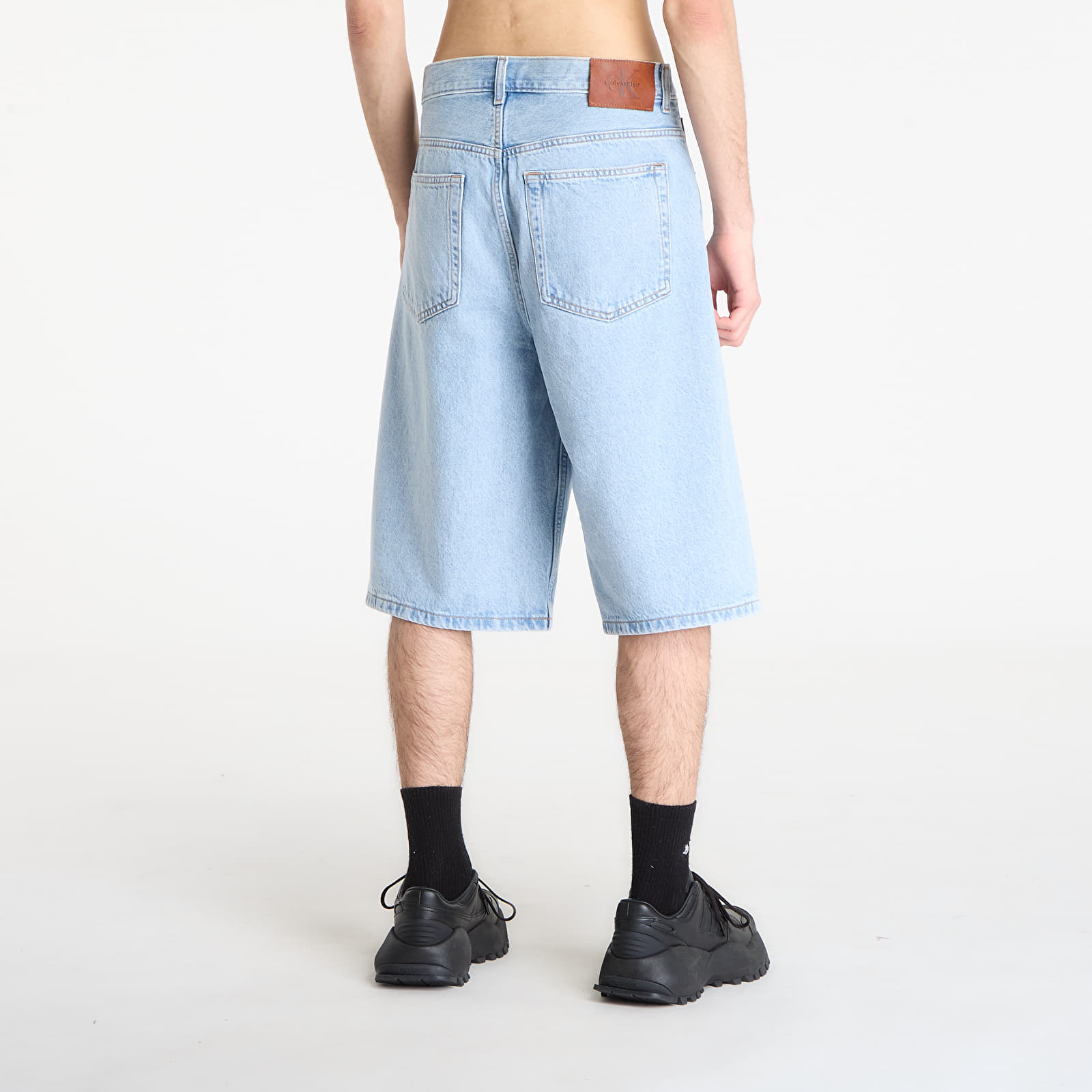 Мъжки къси панталони Calvin Klein Jeans Long Short Rival Blue