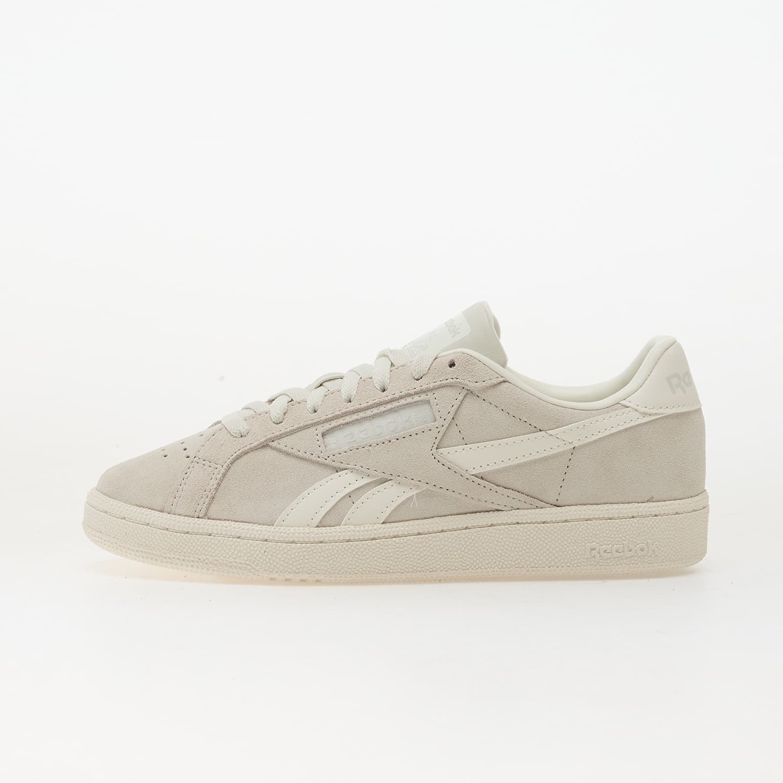 Miesten lenkkarit ja kengät Reebok Club C Grounds Uk Soft Grey/ Chalk/ Chalk